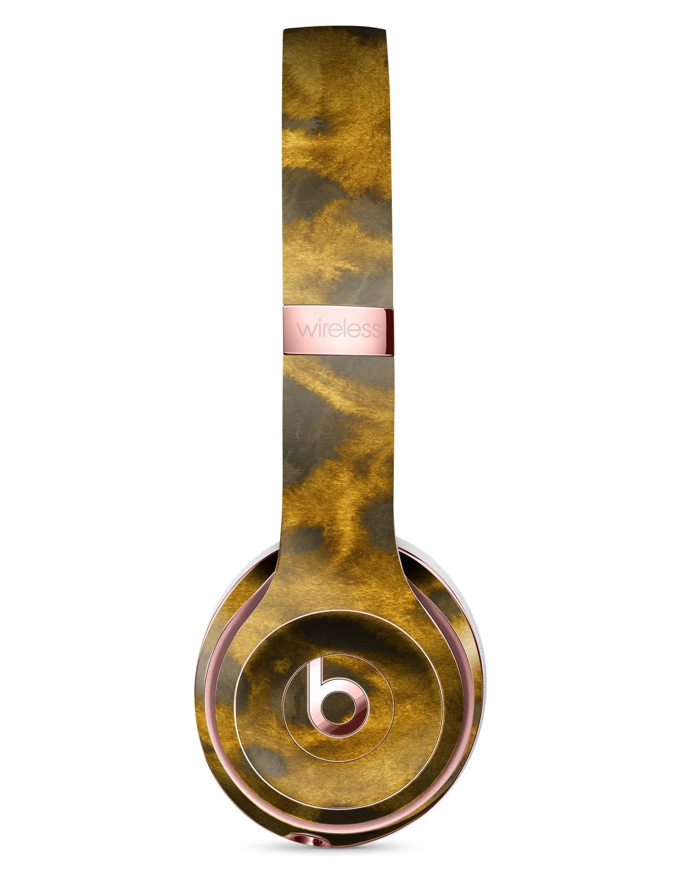 Golden Caterpillar Caverns Full-Body Skin Kit for Beats by Dre, showcasing vibrant design and premium vinyl material.