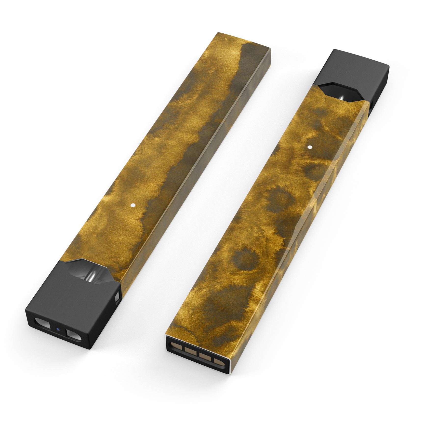 Golden Catipillar Fur skin-wrap sticker designed for JUUL vaping device, featuring vibrant colors and a unique pattern.