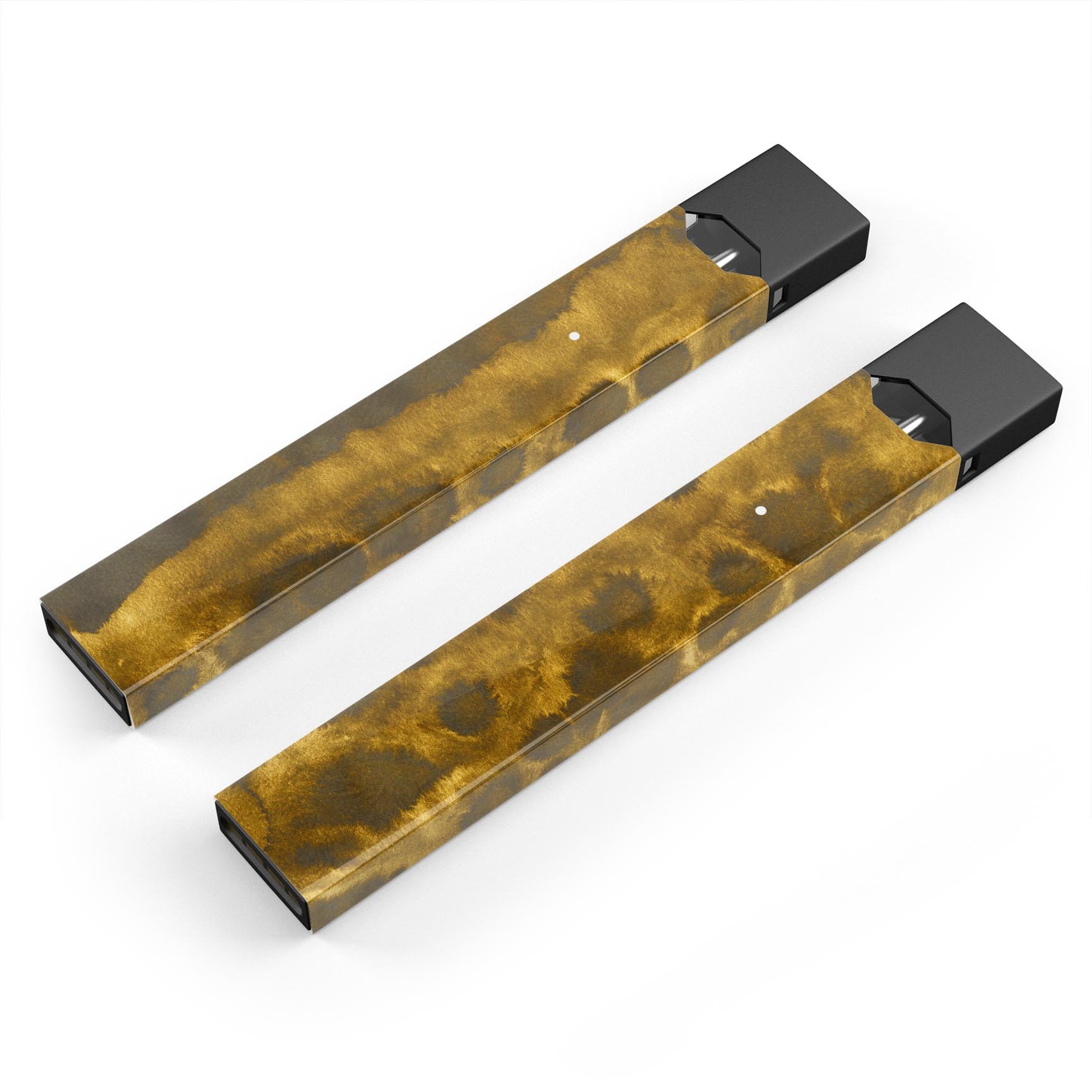 Golden Catipillar Fur skin-wrap sticker designed for JUUL vaping device, featuring vibrant colors and a unique pattern.