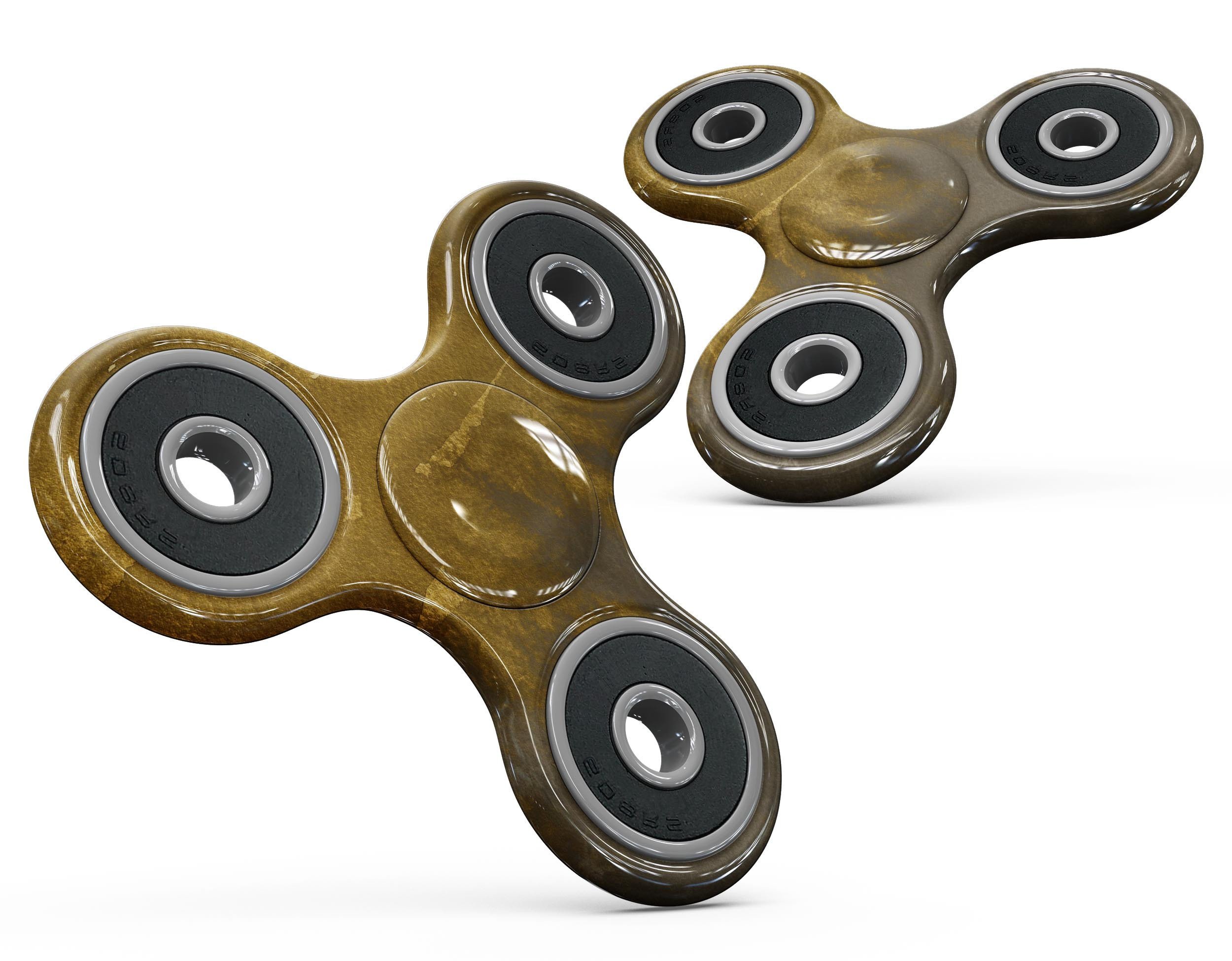 Golden Cliff Explosion Full-Body Skin-Kit for fidget spinner, showcasing vibrant colors and premium vinyl material.