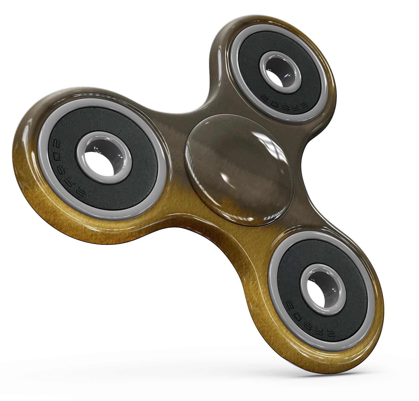 Golden Corners V2 Full-Body Fidget Spinner Skin-Kit showcasing vibrant designs and premium vinyl material for protection and personalization.