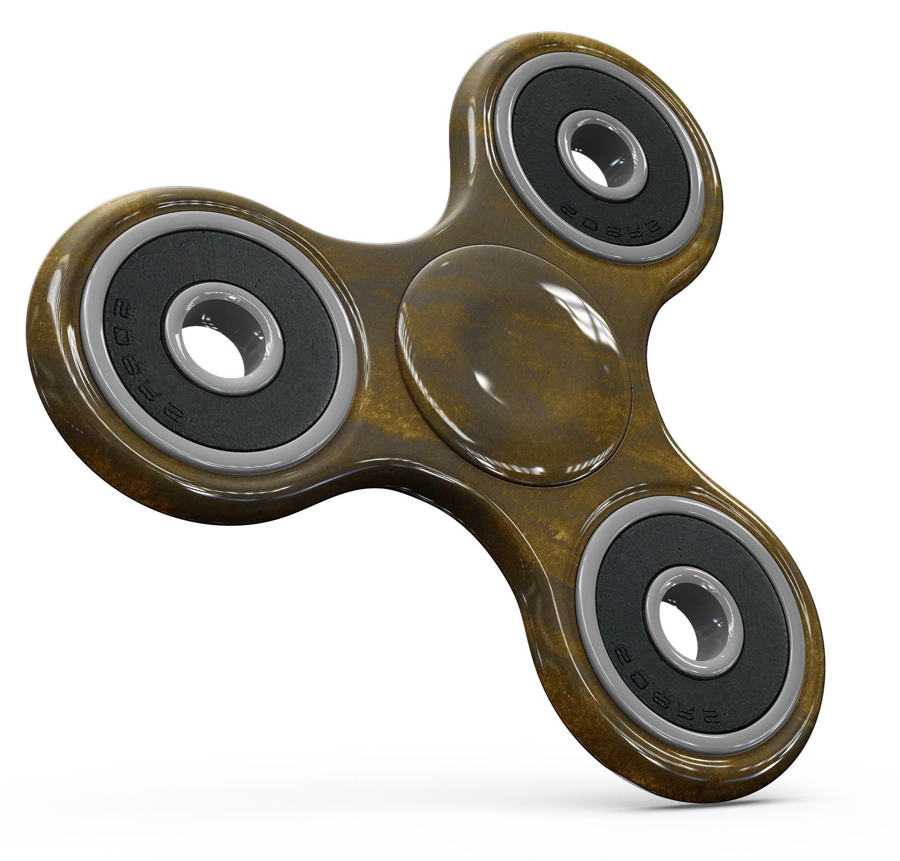 Golden Fiber Explosion Full-Body Skin-Kit for fidget spinners, showcasing vibrant colors and a sleek design.