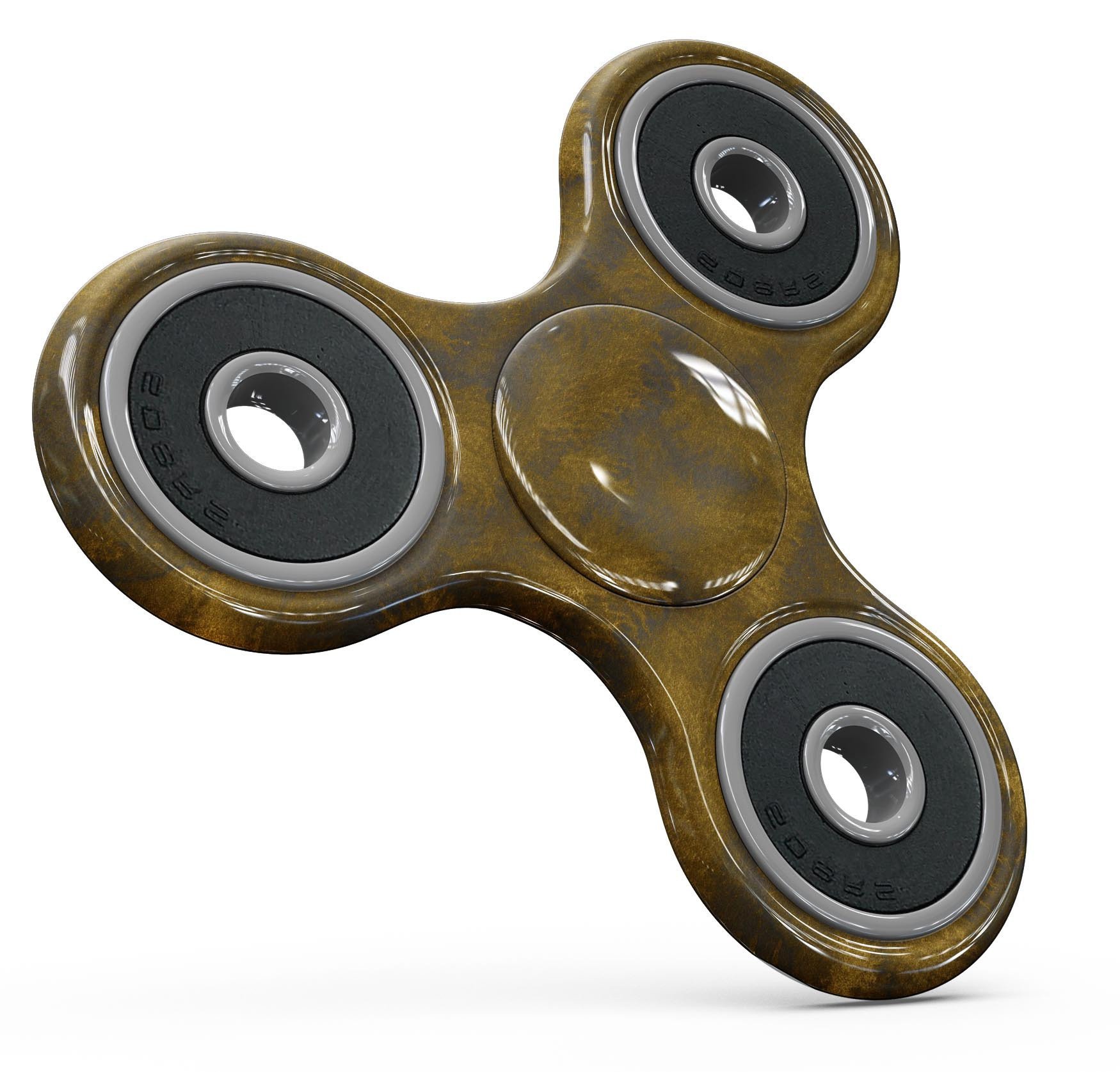 Golden Field Filter Full-Body Fidget Spinner Skin-Kit showcasing vibrant design and premium vinyl material.