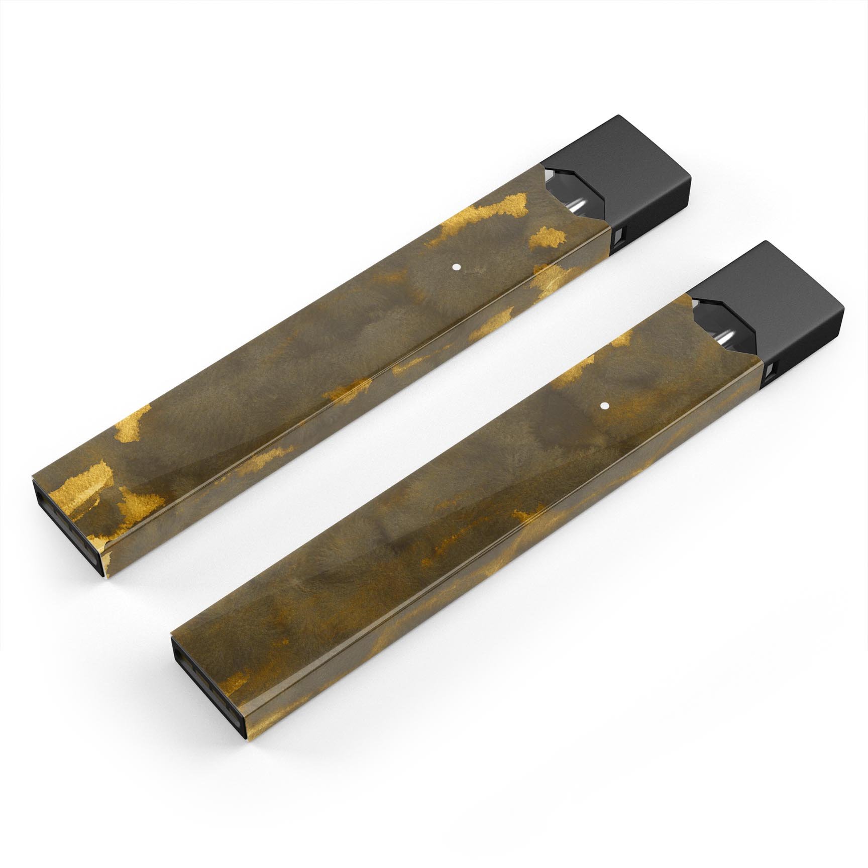 Golden Giraffe Pattern V2 skin-wrap sticker designed for JUUL vaping device, showcasing a stylish giraffe print.