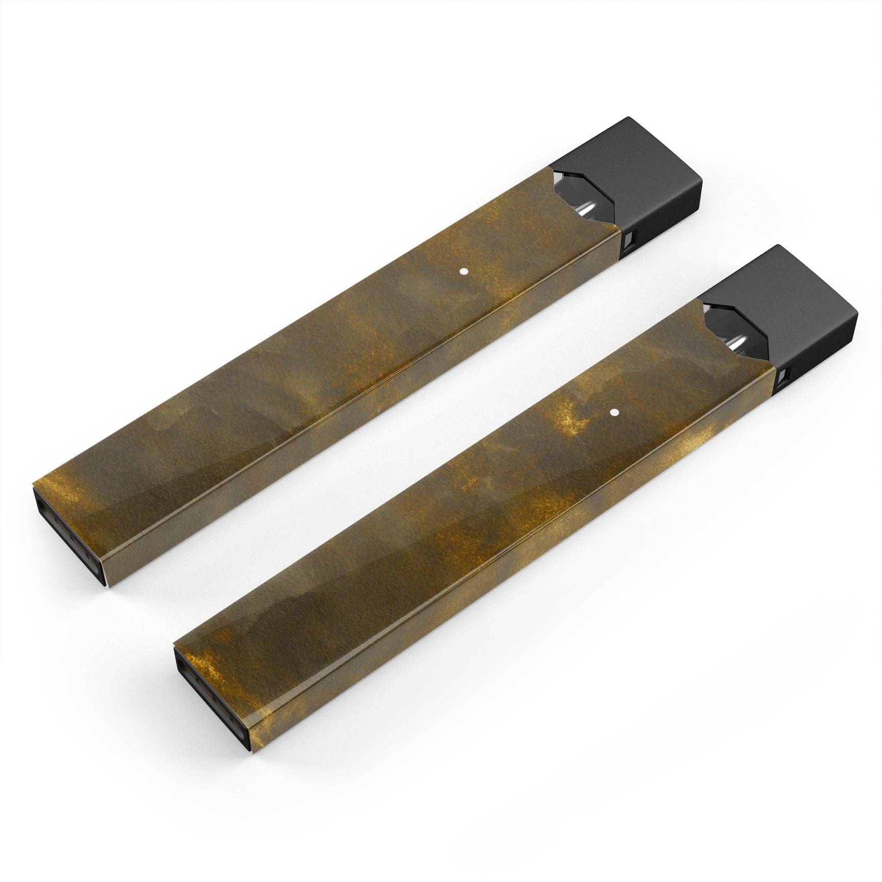 Golden Speckles with Smoke skin-wrap for JUUL device, showcasing vibrant design and protective features.