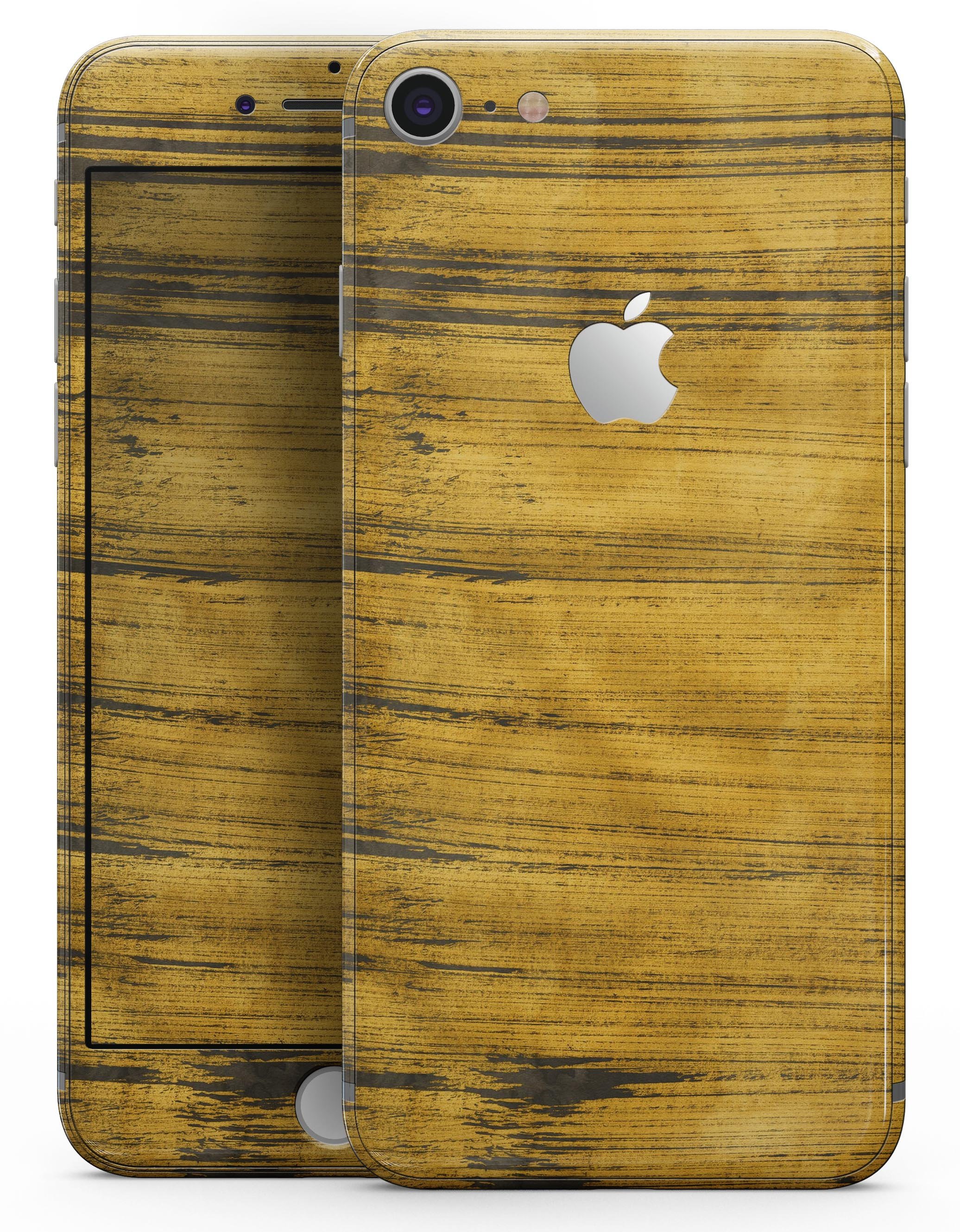 Golden Wheat Lines skin for iPhone 8 and 8 Plus, showcasing a stylish design with a premium vinyl finish.