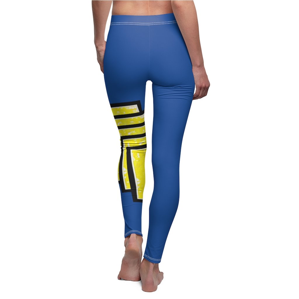 A pair of vibrant Graphic Active Casual Leggings featuring a skinny fit design, made from soft brushed suede material.