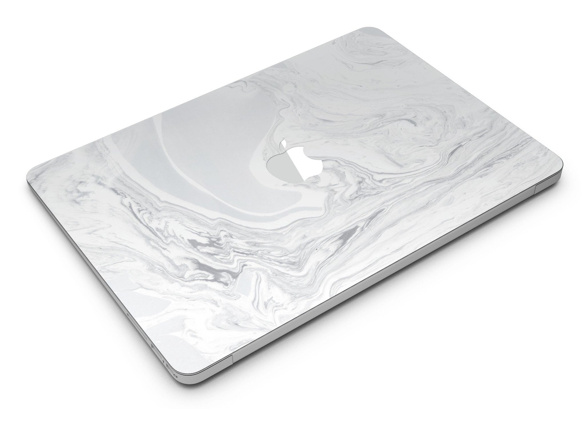 Gray 11 Textured Marble Skin Kit for MacBook Air, showcasing a stylish marble design that enhances device appearance and provides protection.