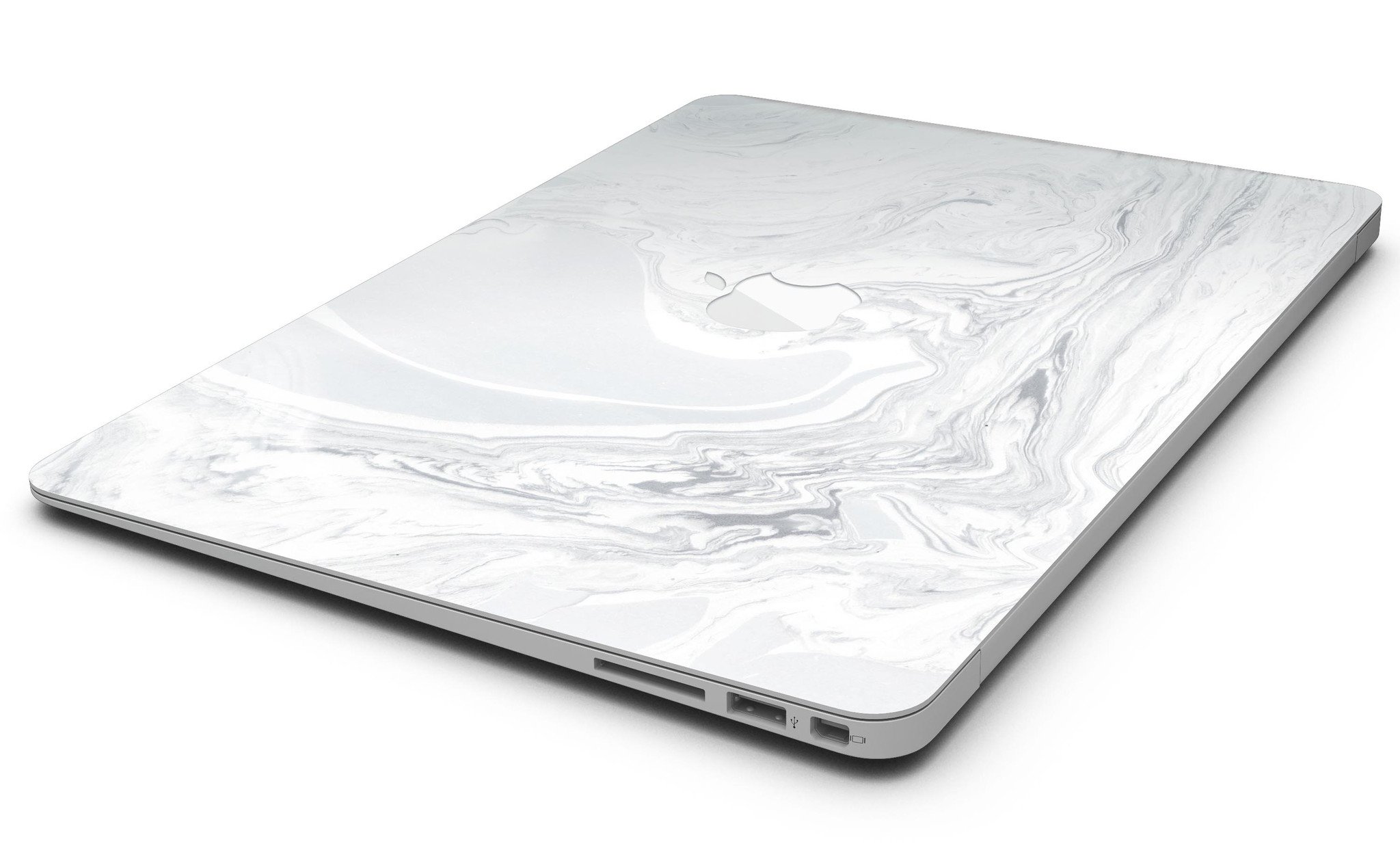 Gray 11 Textured Marble Skin Kit for MacBook Air, showcasing a stylish marble design that enhances device appearance and provides protection.