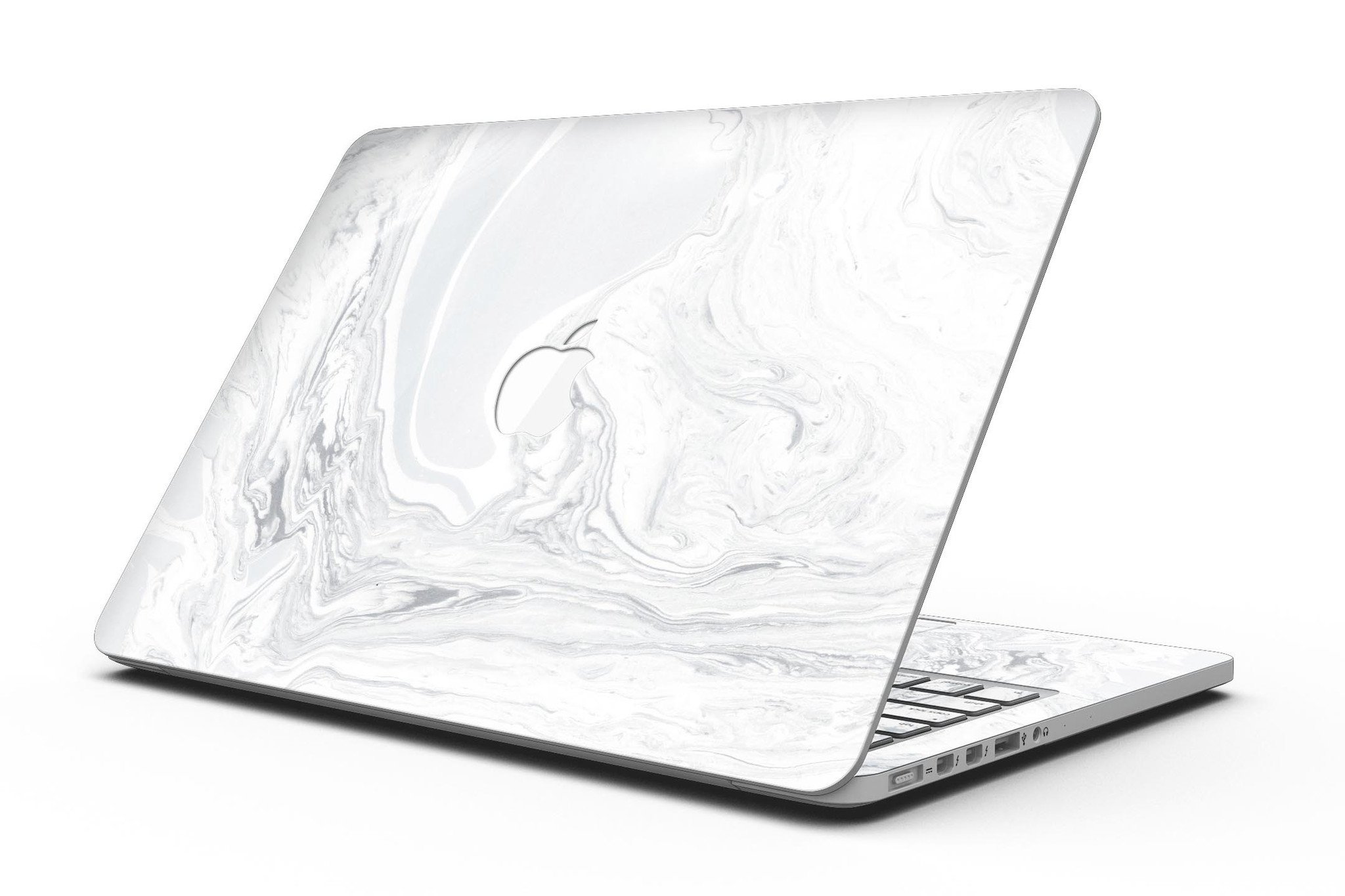 Gray 11 Textured Marble skin for MacBook Pro with Retina Display, showcasing a stylish and protective design.