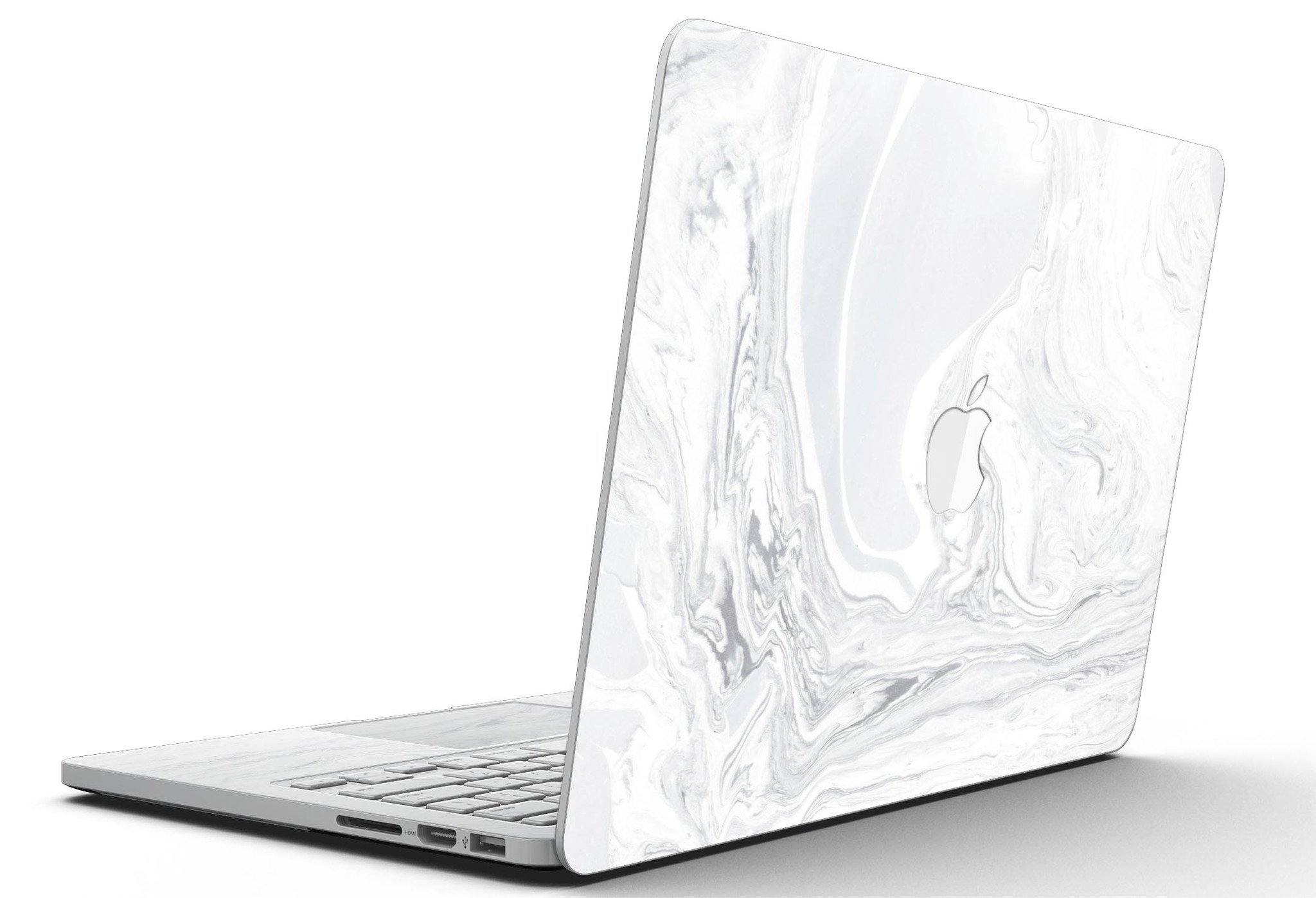 Gray 11 Textured Marble skin for MacBook Pro with Retina Display, showcasing a stylish and protective design.