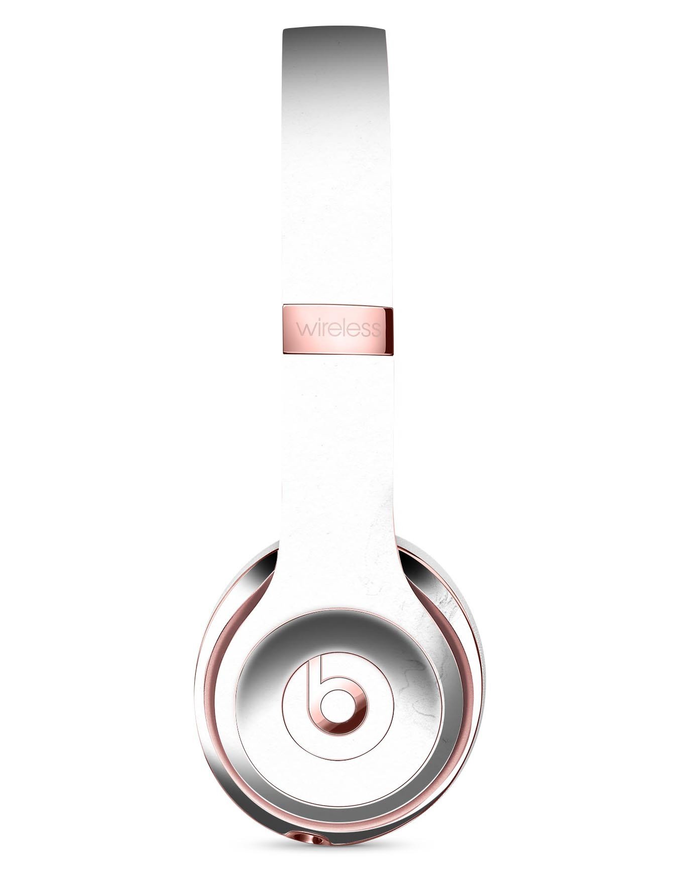 Gray 319 Textured Marble Full-Body Skin Kit for Beats by Dre Solo 3 Wireless Headphones, showcasing a stylish marble pattern.