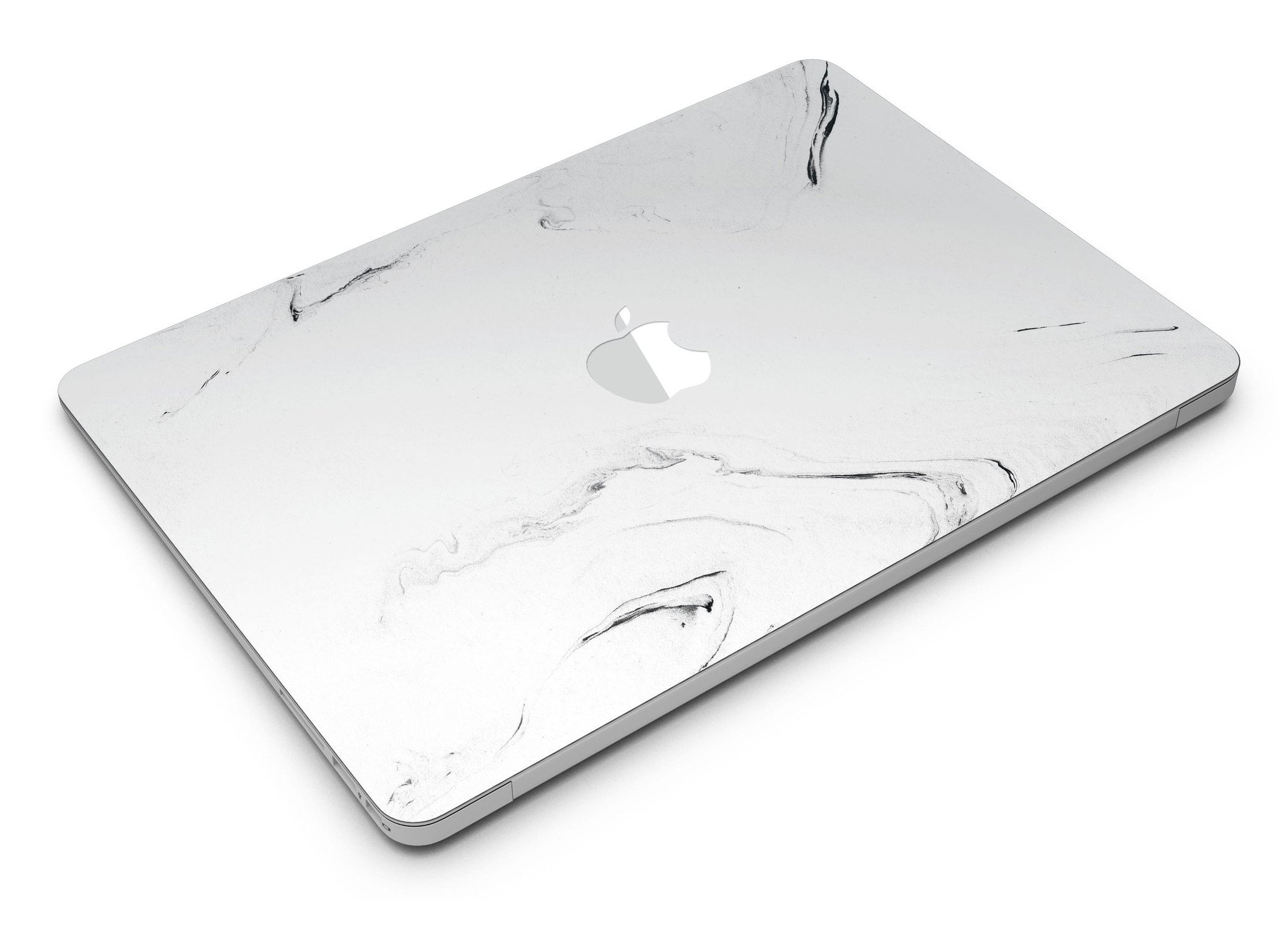 Gray 319 Textured Marble Skin Kit for MacBook Air, showcasing a stylish marble design that enhances device aesthetics.