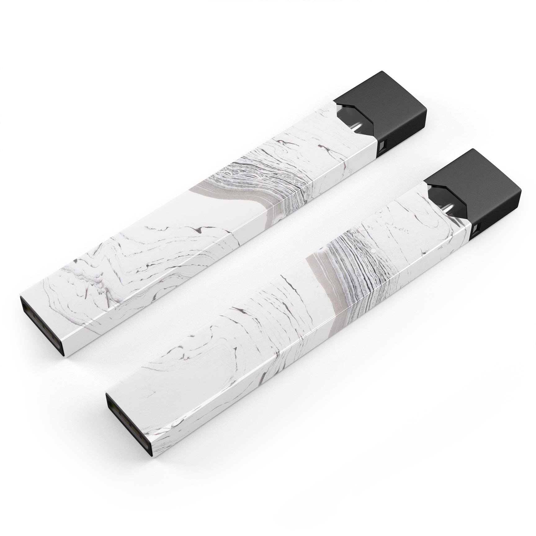 Gray 47 Textured Marble skin-wrap sticker designed for JUUL vaping device, showcasing its unique marble texture and premium quality.