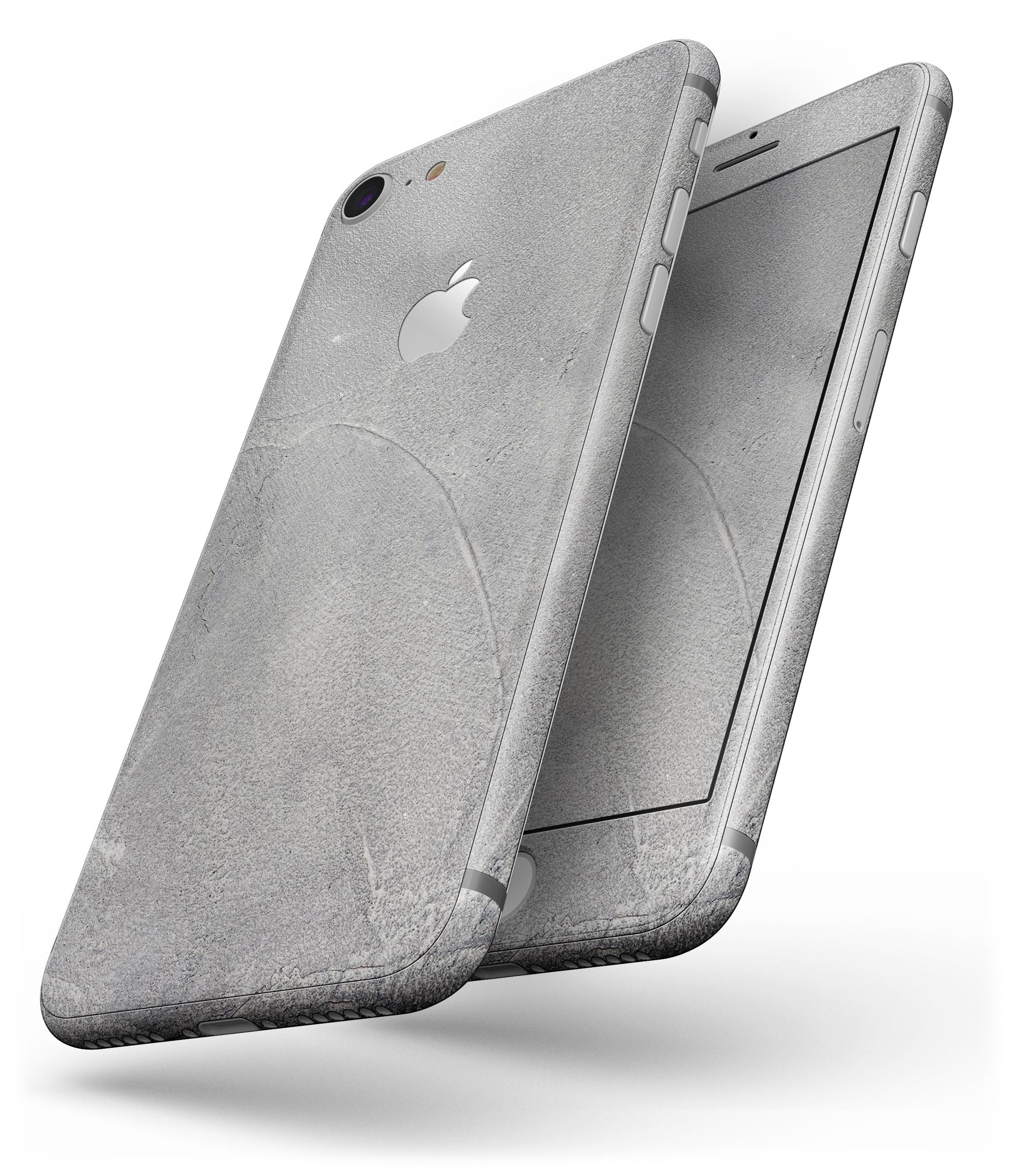 Gray Cracked Concrete skin for iPhone 8 and 8 Plus, showcasing a stylish design that protects the device.