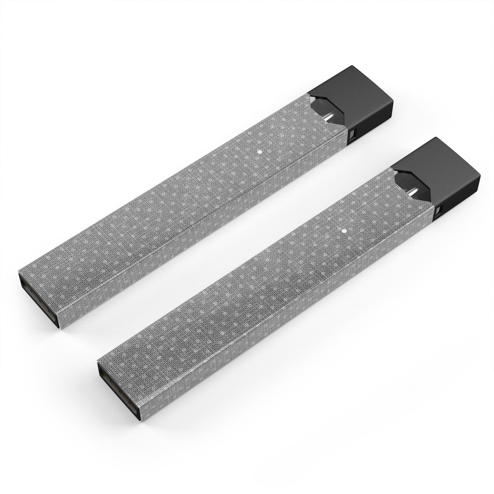 Gray Micro Dot decal skin for JUUL device, showcasing a stylish design with protective features.