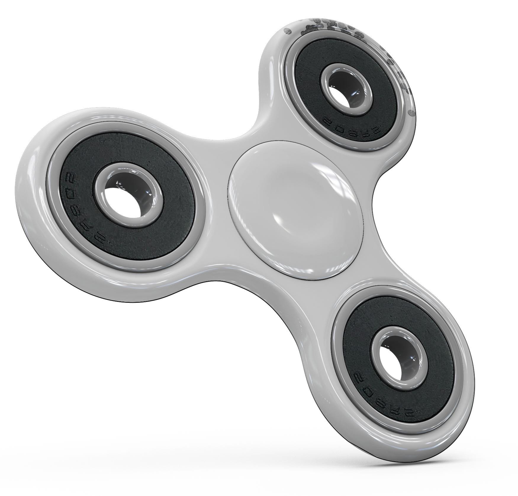 Grayscale Descending Micro Dots Full-Body Skin-Kit for fidget spinner, showcasing a stylish design and premium vinyl material.