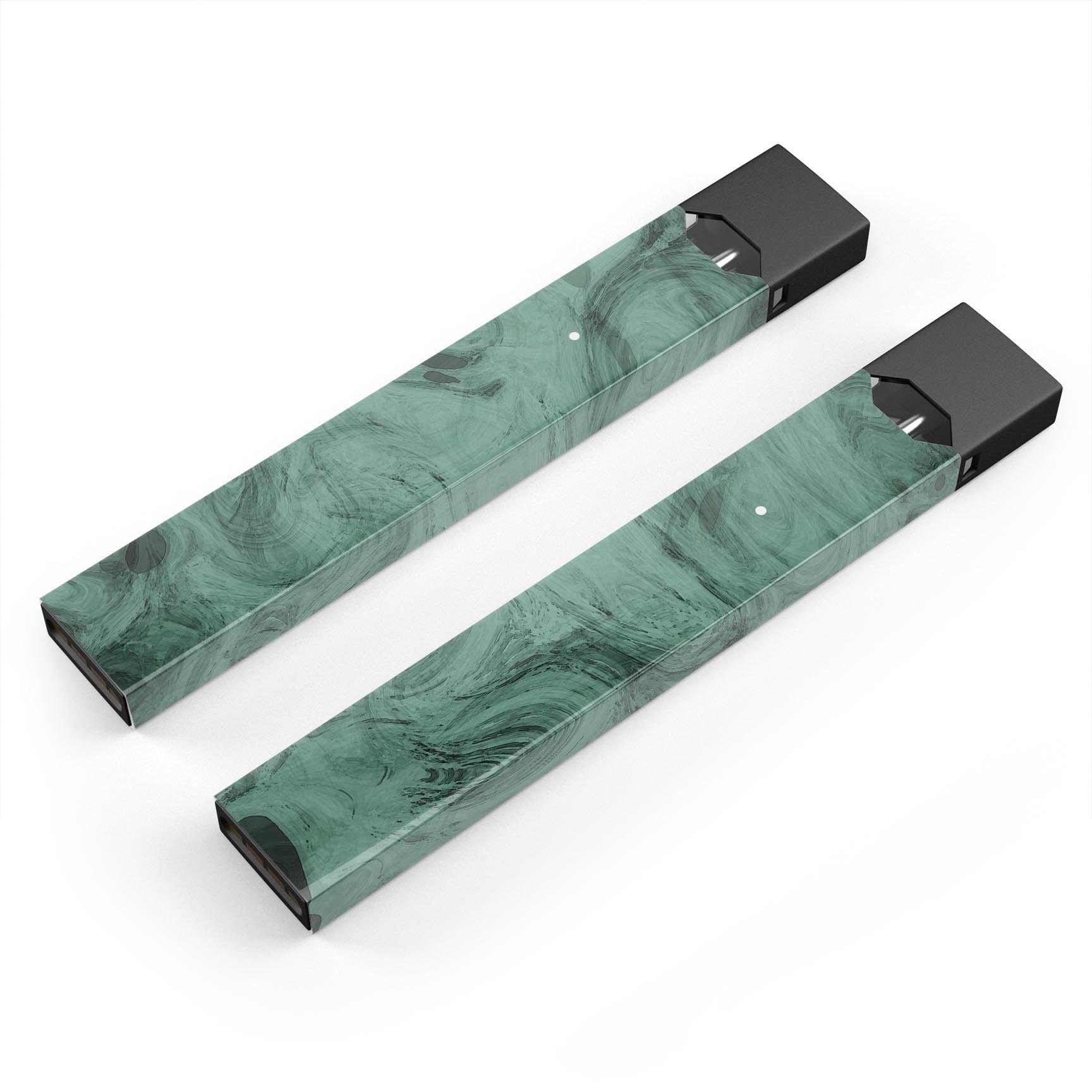 Green Slate Marble Surface V16 decal skin wrap for JUUL vaping device, showcasing a stylish marble design.