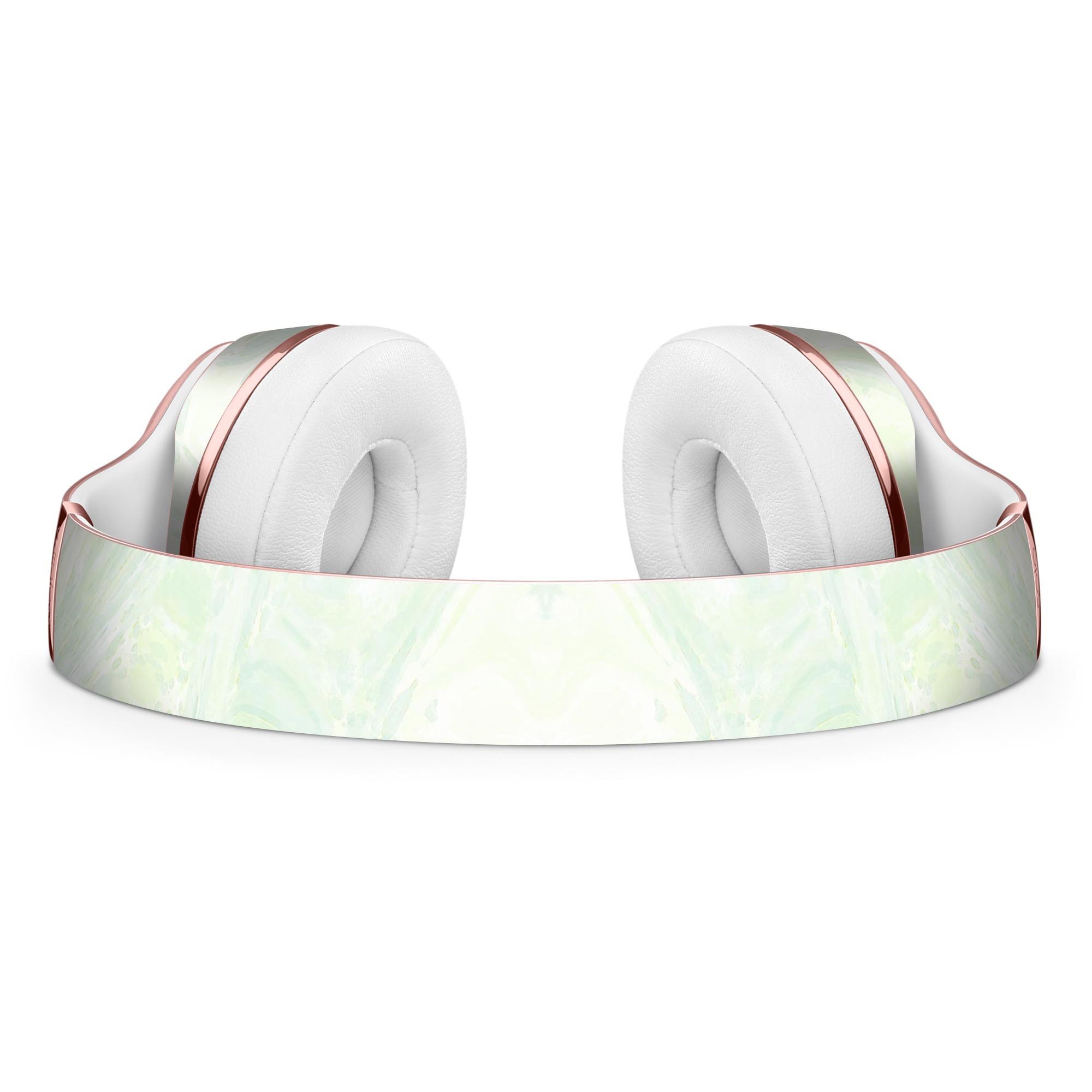 Green Slate Marble Skin Kit for Beats by Dre Solo 3 Wireless Headphones, showcasing a stylish marble design.