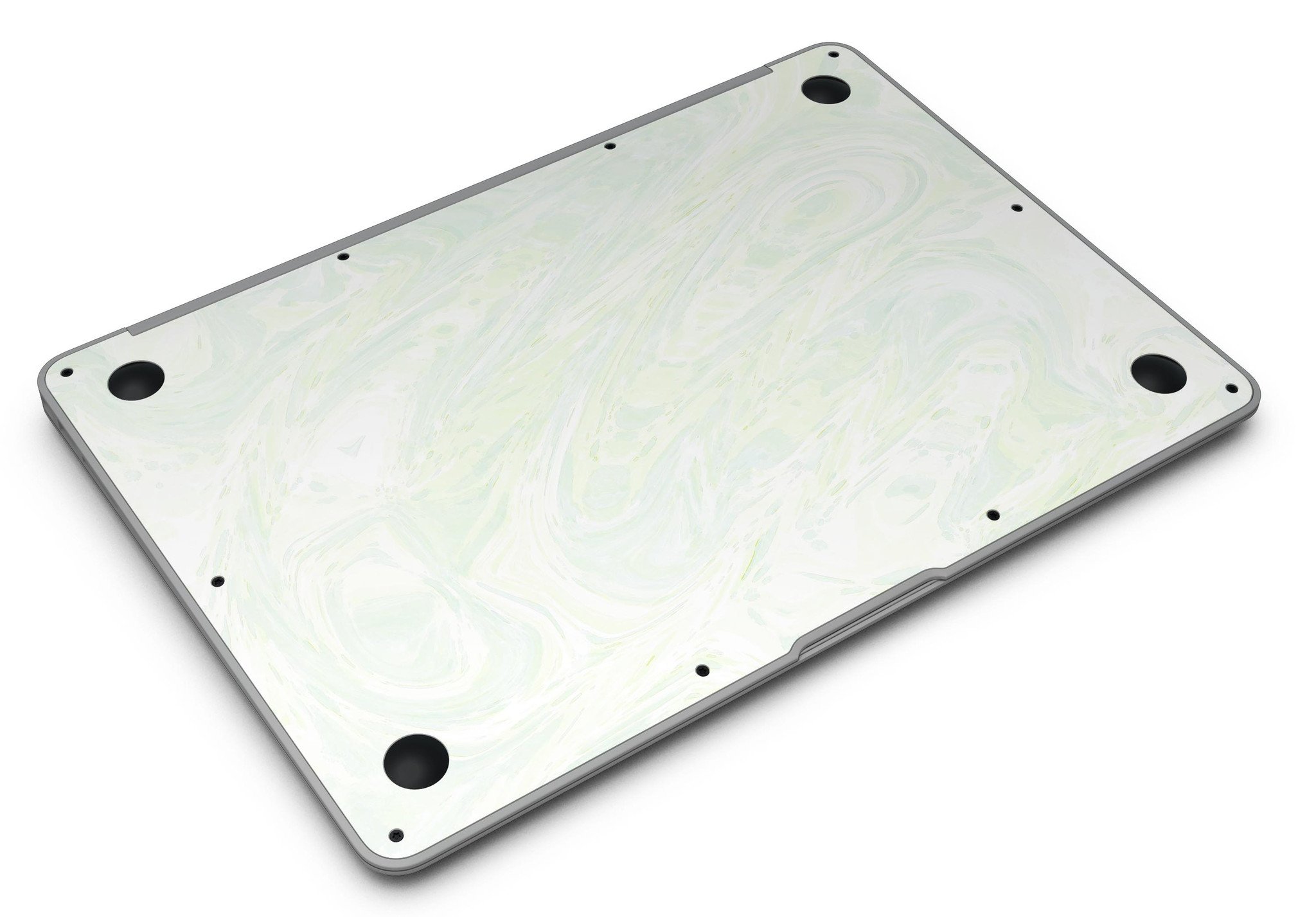 Green Slate Marble Skin Kit for MacBook Air, showcasing a stylish marble design with a premium vinyl finish.