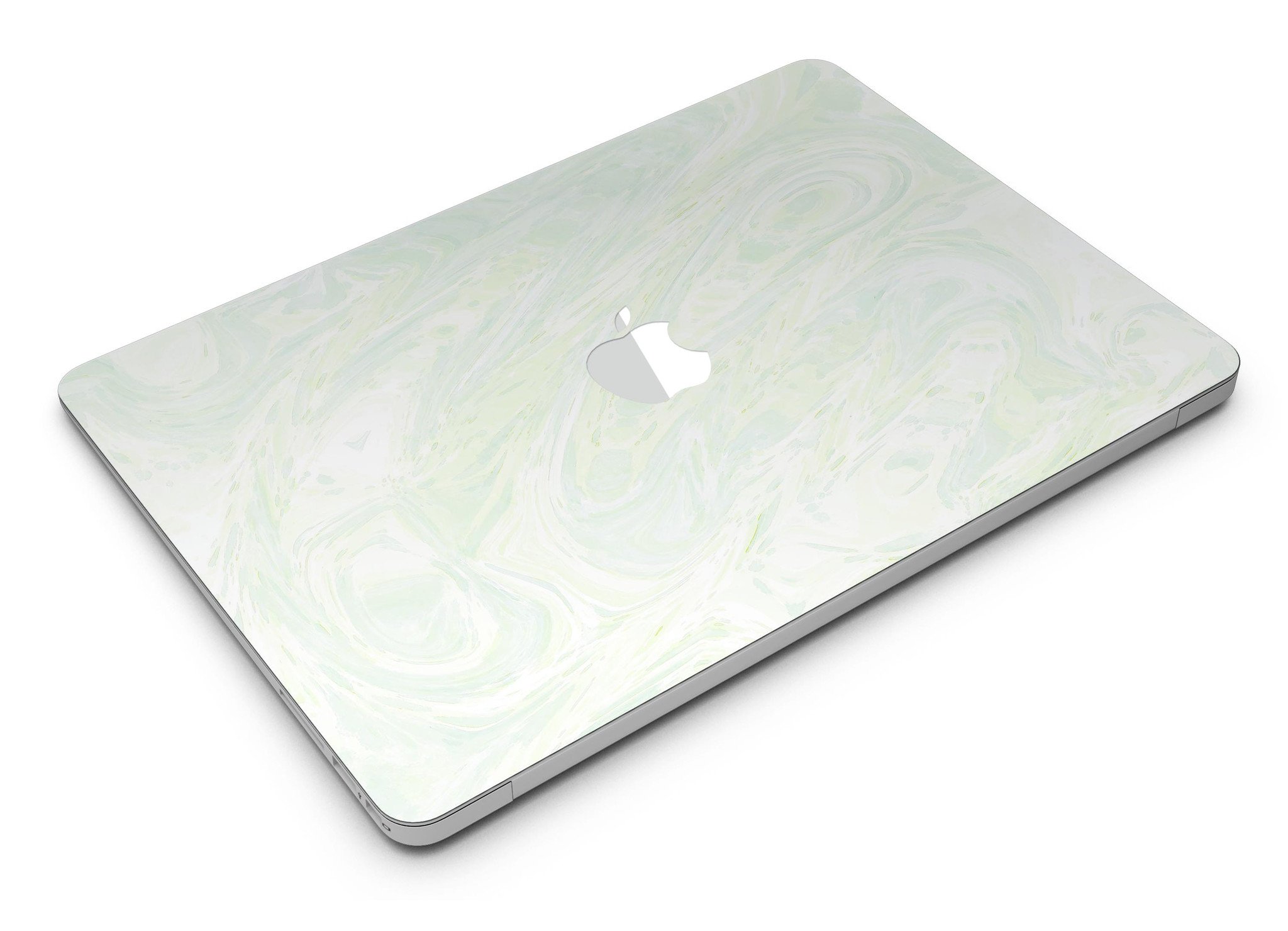 Green Slate Marble Skin Kit for MacBook Air, showcasing a stylish marble design with a premium vinyl finish.