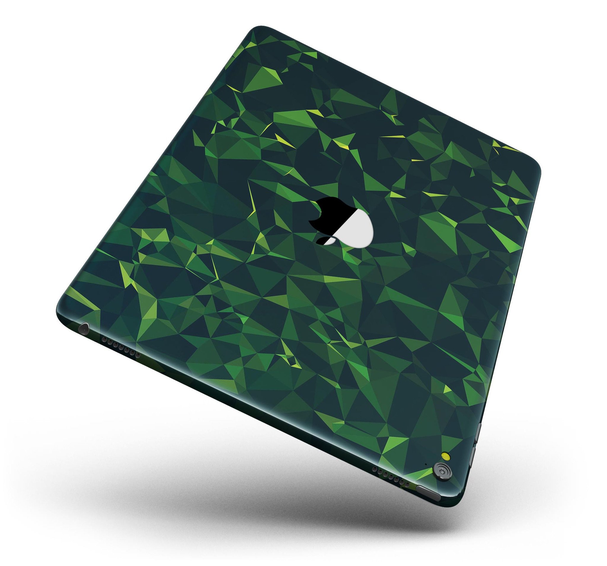 Greenage Geometric V13 Full Body Skin for iPad Pro, showcasing a modern geometric design in glossy finish.