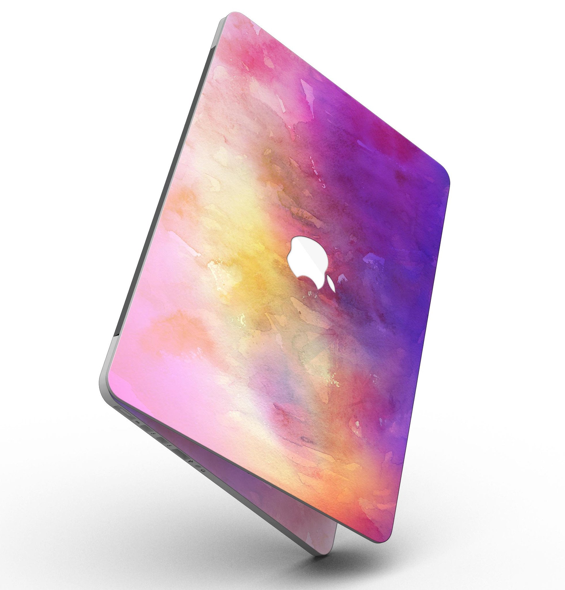 Grunge Absorbed Watercolor Texture skin for MacBook Pro with Retina Display, showcasing vibrant colors and unique design.