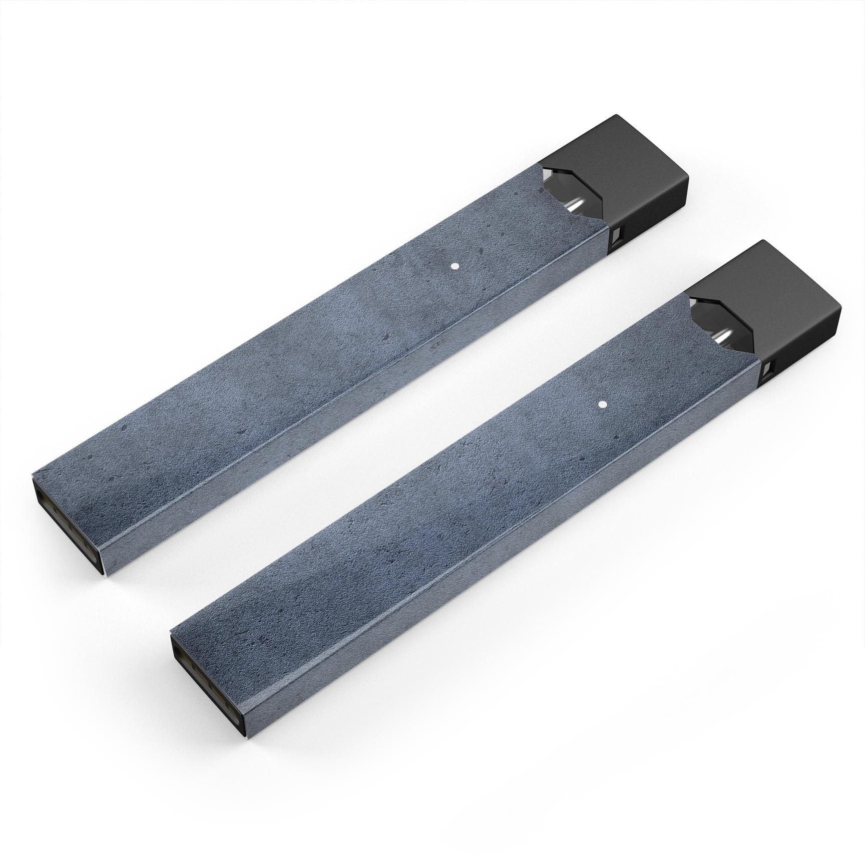 Grunge Blue Concrete Surface decal skin wrap for JUUL vaping device, showcasing a stylish and protective design.