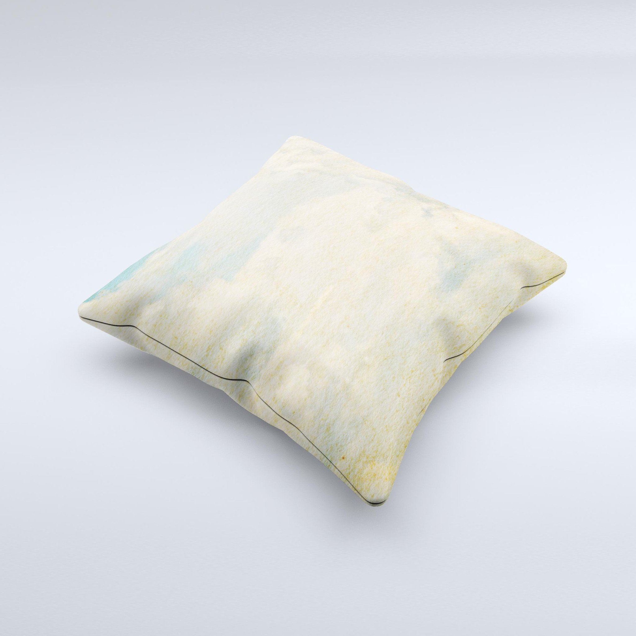 Grunge Cloudy Scene Ink-Fuzed Decorative Throw Pillow showcasing a unique cloudy design with high-quality fabric and plush filling.