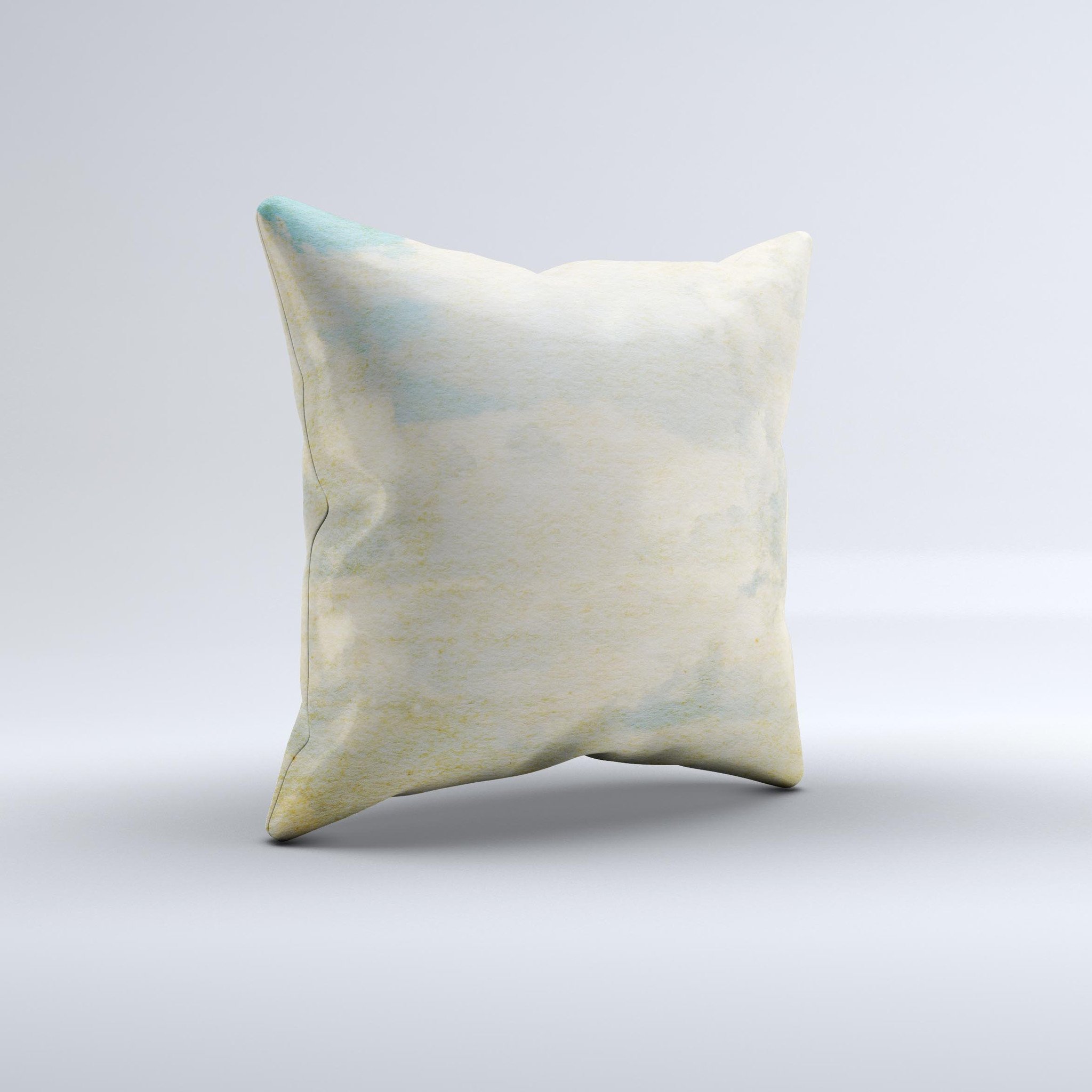 Grunge Cloudy Scene Ink-Fuzed Decorative Throw Pillow showcasing a unique cloudy design with high-quality fabric and plush filling.