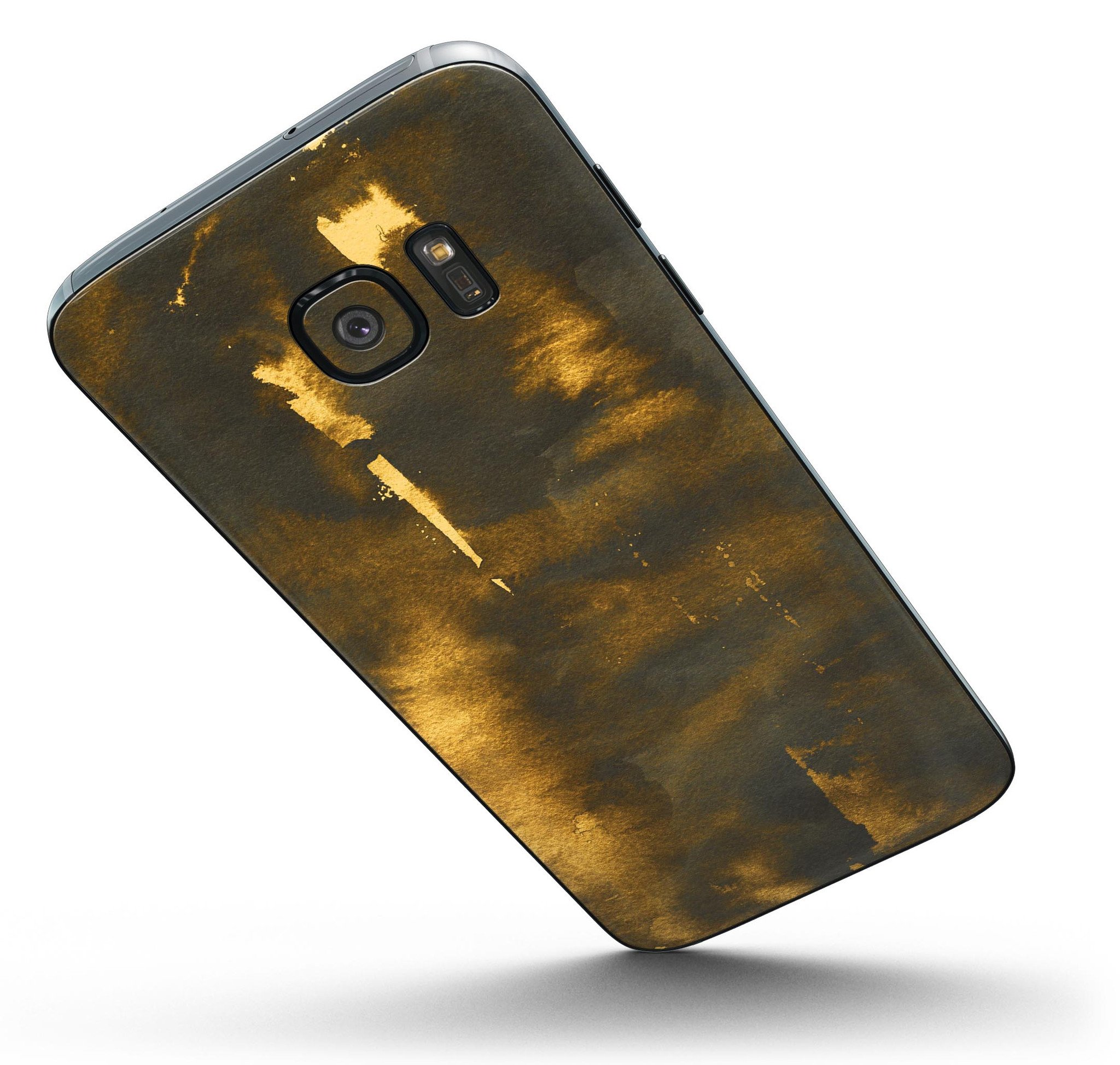 Grunge Golden Hour Full Body Skin-Kit for Samsung Galaxy S7, showcasing stylish design and premium vinyl material.