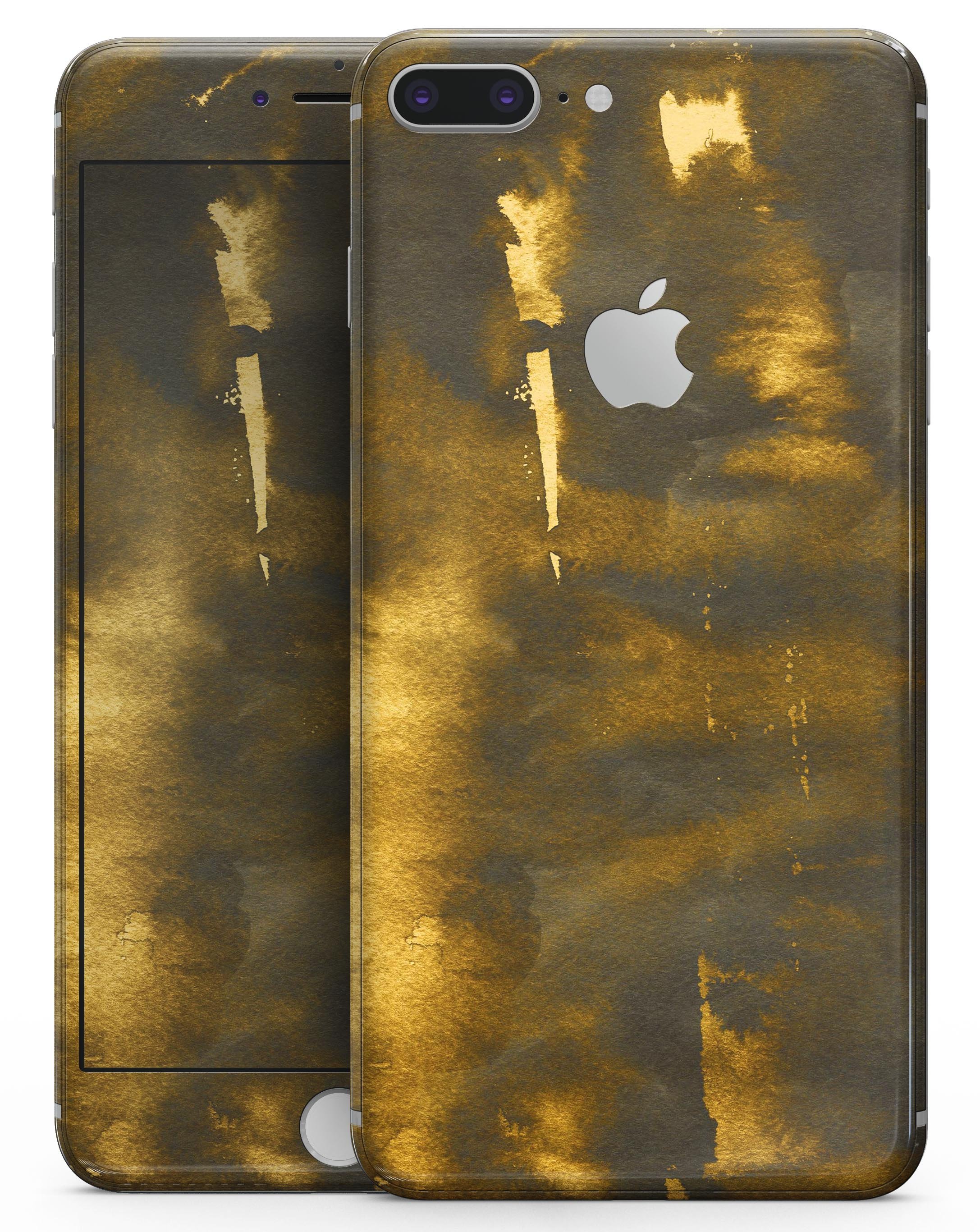 Grunge Golden Hour skin for iPhone 8 and 8 Plus, showcasing a stylish design with a premium vinyl finish.