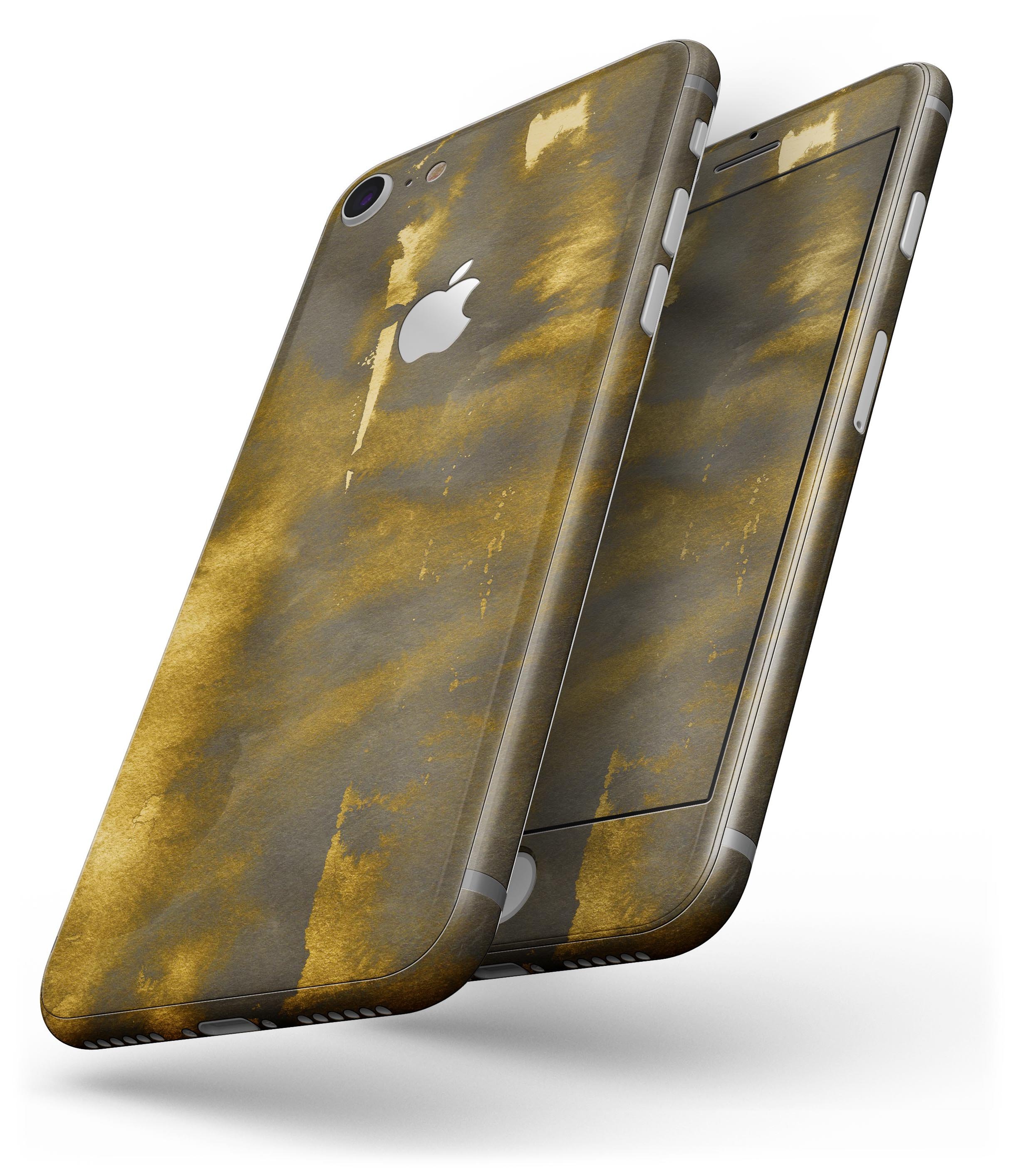 Grunge Golden Hour skin for iPhone 8 and 8 Plus, showcasing a stylish design with a premium vinyl finish.