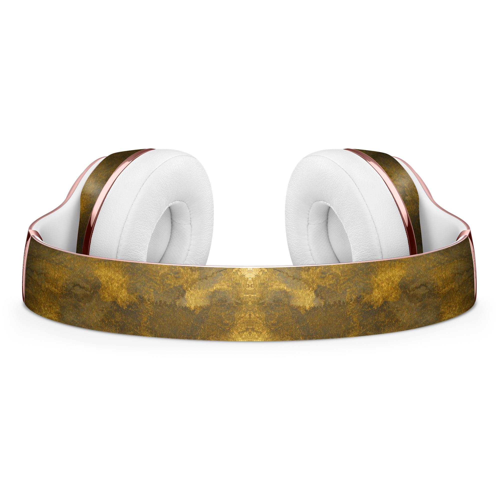 Grunge Golden Watercolor V1 Full-Body Skin Kit for Beats by Dre Solo 3 Wireless Headphones, showcasing vibrant colors and artistic design.