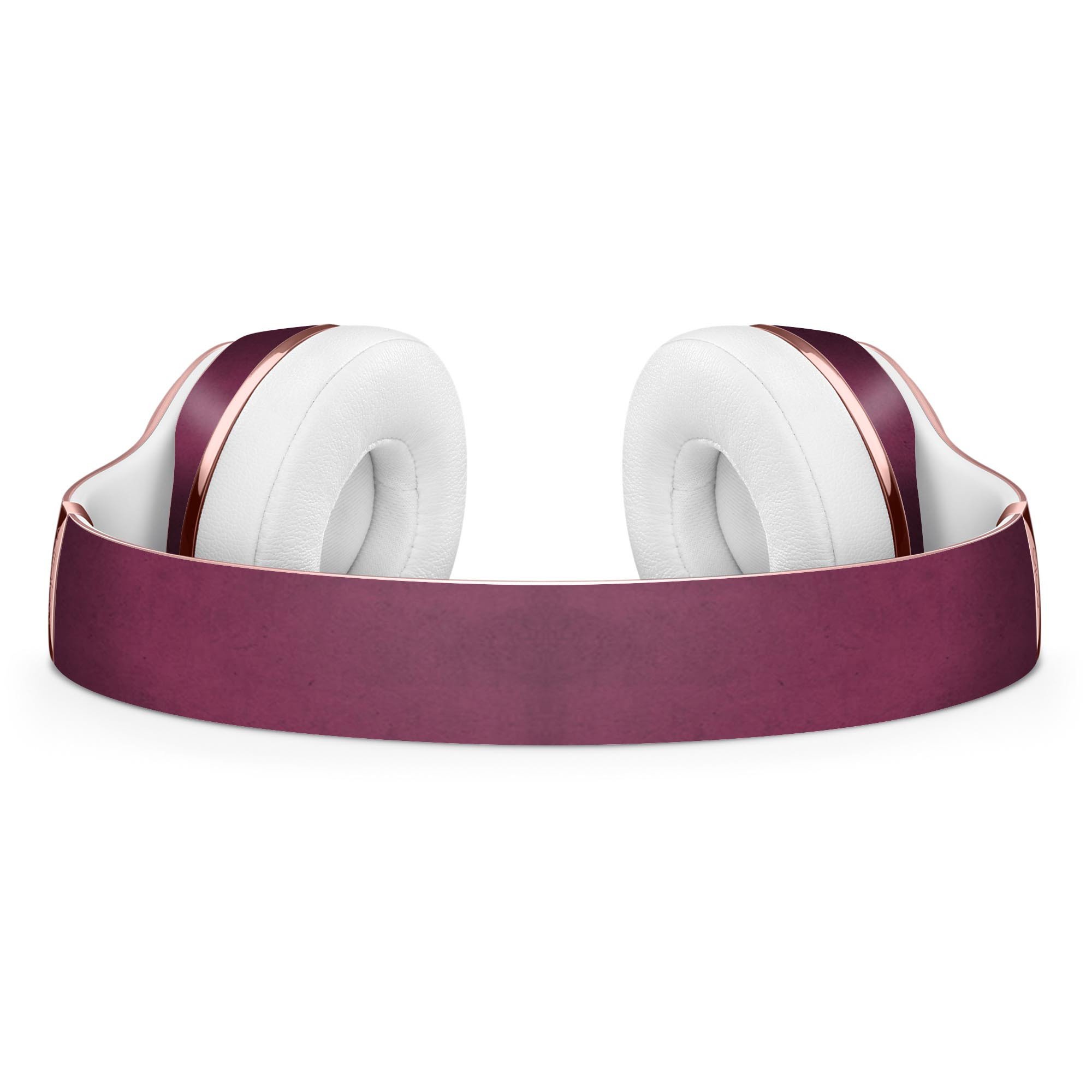 Grungy Burgundy skin kit for Beats by Dre Solo 3 Wireless Headphones, showcasing a stylish design and premium vinyl material.