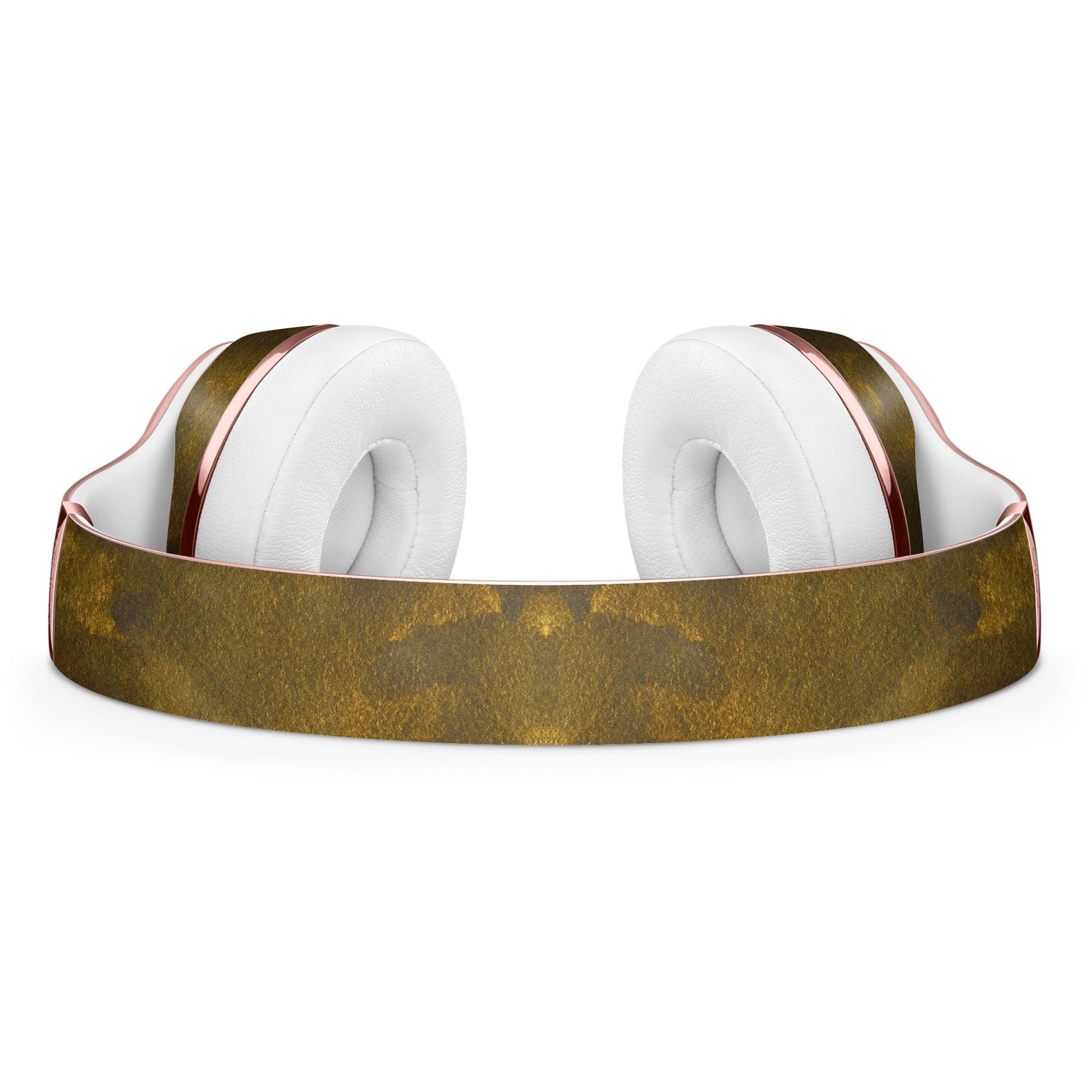 Grungy Golden Fog V1 Full-Body Skin Kit for Beats by Dre Solo 3, showcasing a stylish design and premium vinyl material.