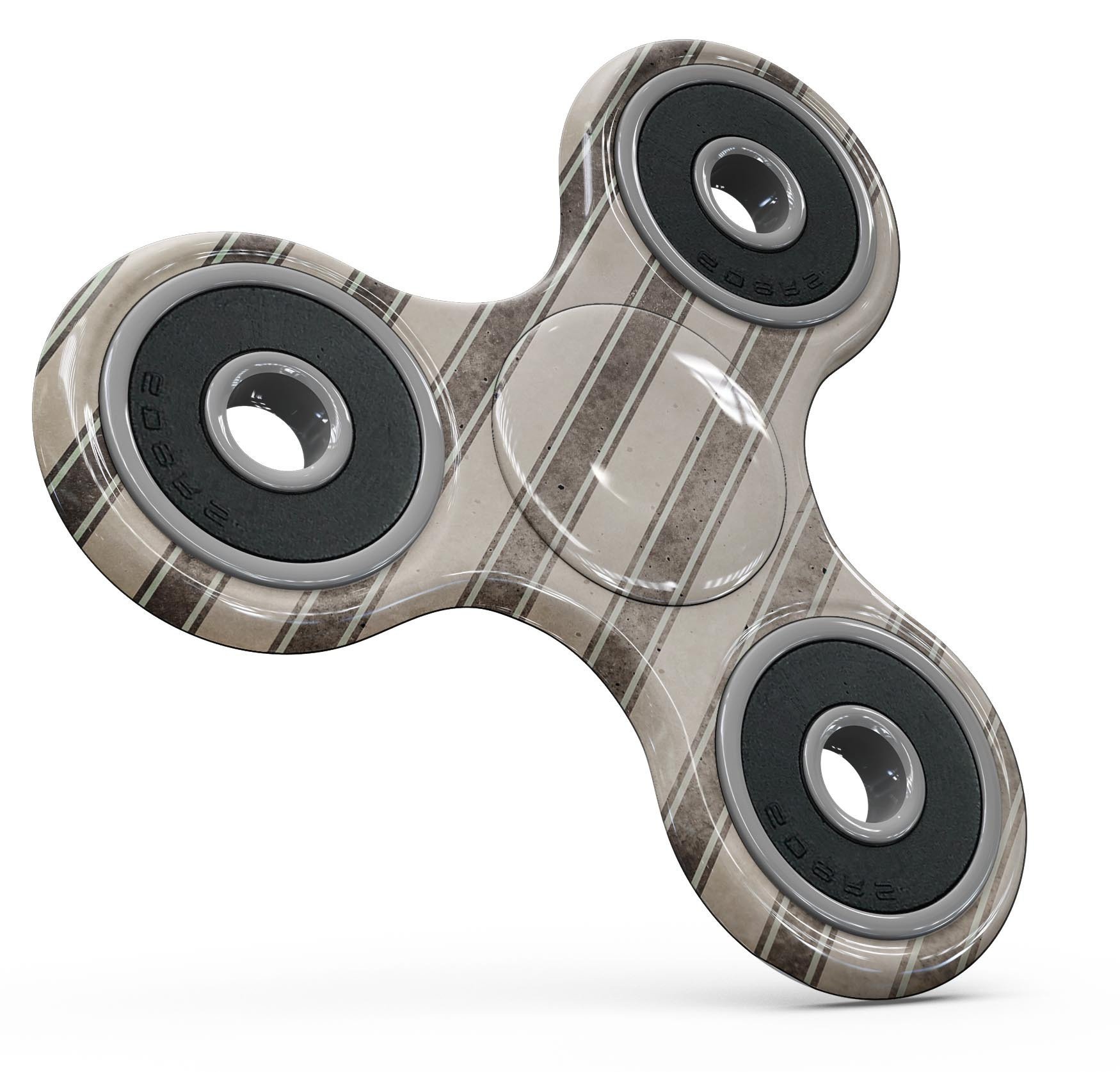 Grungy Motel Wallpaper Full-Body Skin-Kit for fidget spinner, showcasing a unique design and premium vinyl material.