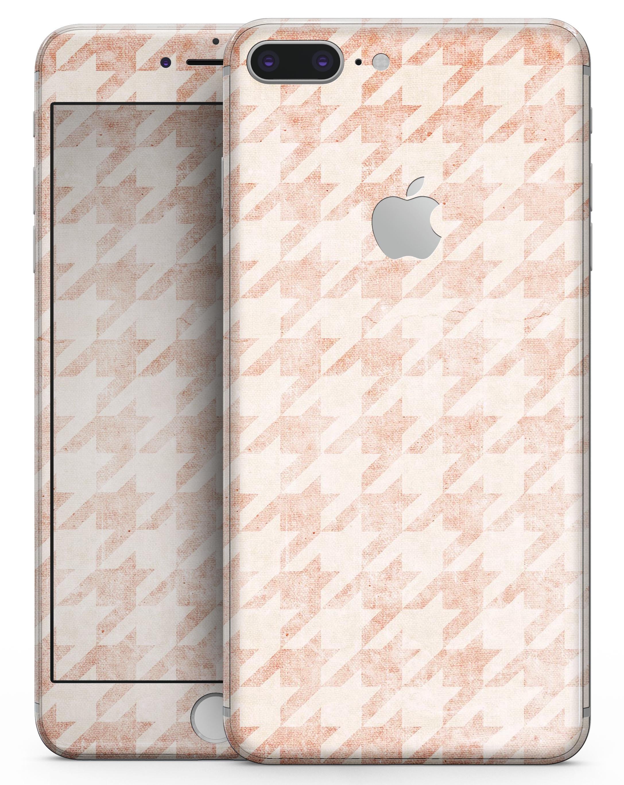 Grungy Tangerine Dream Pattern skin for iPhone 8 and 8 Plus, showcasing vibrant colors and stylish design.