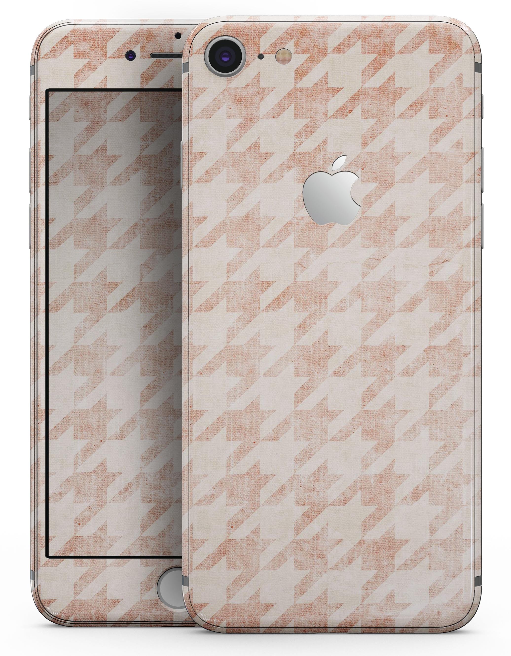 Grungy Tangerine Dream Pattern skin for iPhone 8 and 8 Plus, showcasing vibrant colors and stylish design.