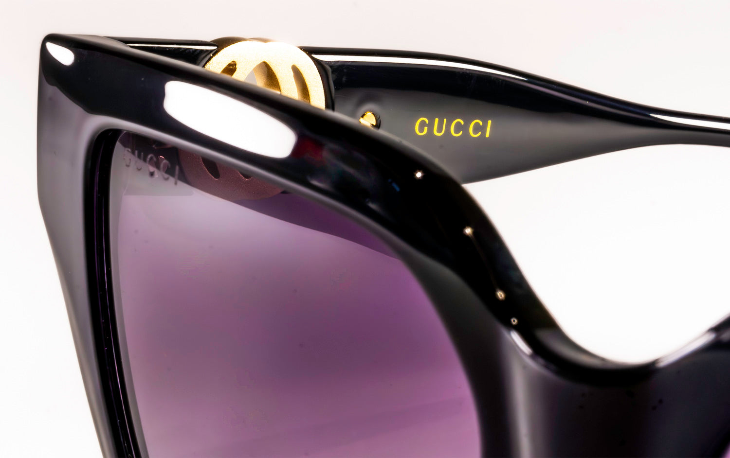 Gucci GG1023S Sunglasses featuring a full rim square frame made of acetate, showcasing a stylish and modern design.