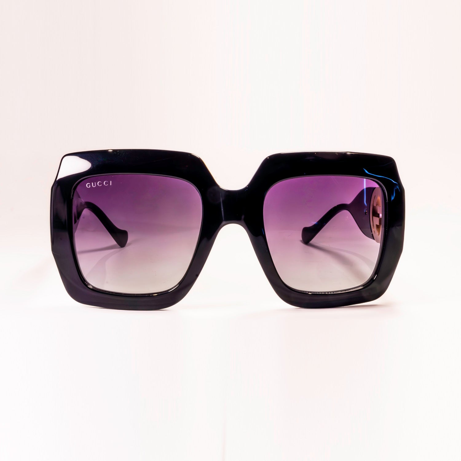 Gucci GG1022S Sunglasses featuring a full rim square frame made of acetate, showcasing a stylish design.