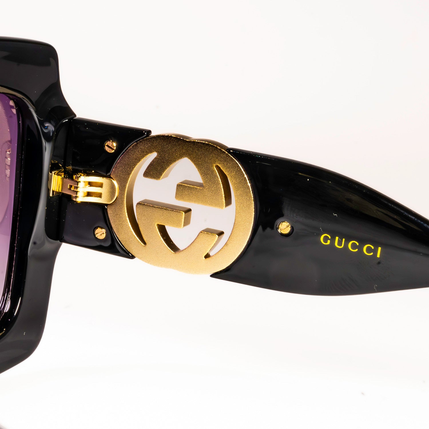 Gucci GG1022S Sunglasses featuring a full rim square frame made of acetate, showcasing a stylish design.