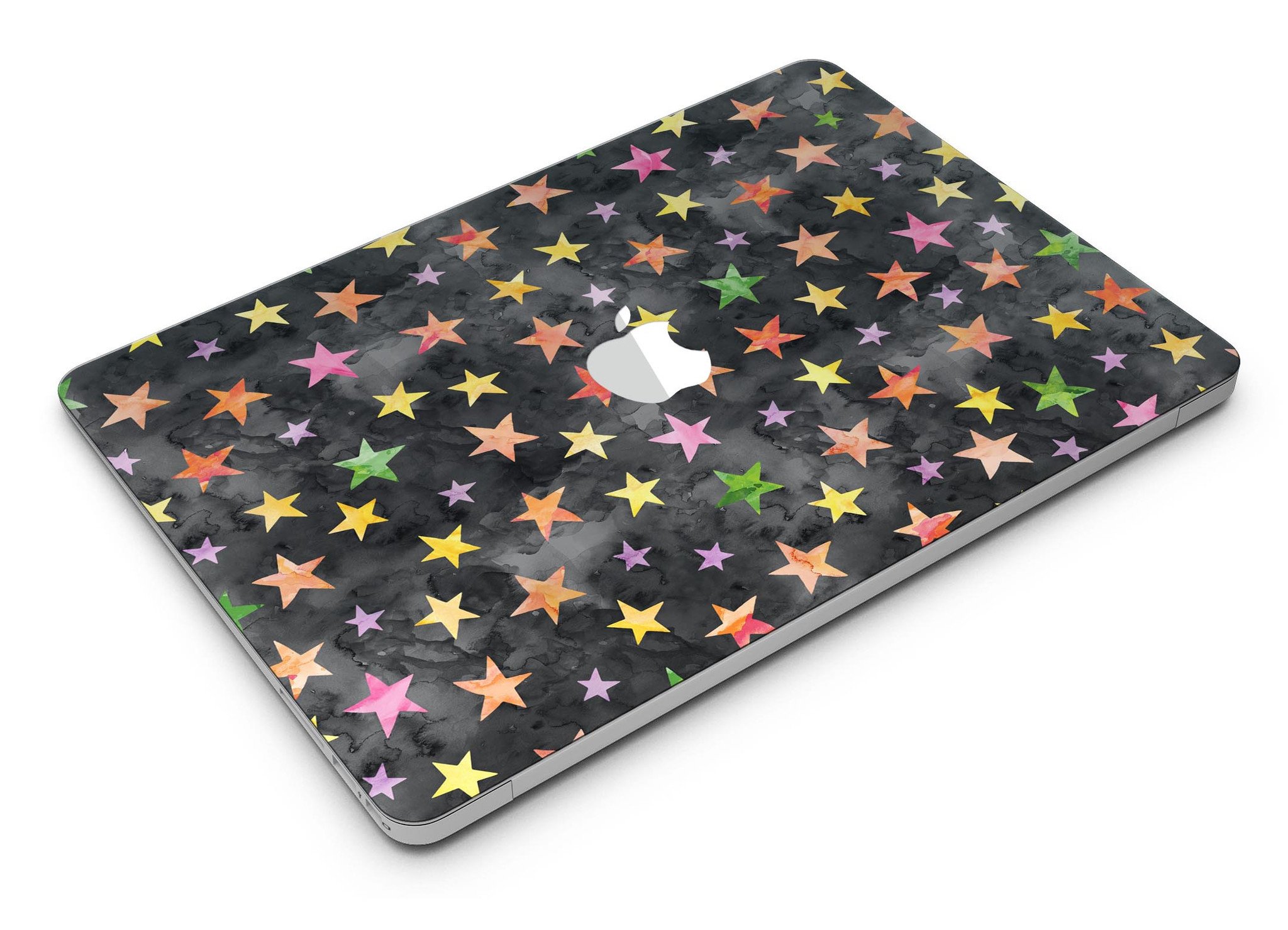 Halloween Color Stars MacBook Air Skin Kit featuring vibrant colors and a festive design, perfect for personalizing your device.