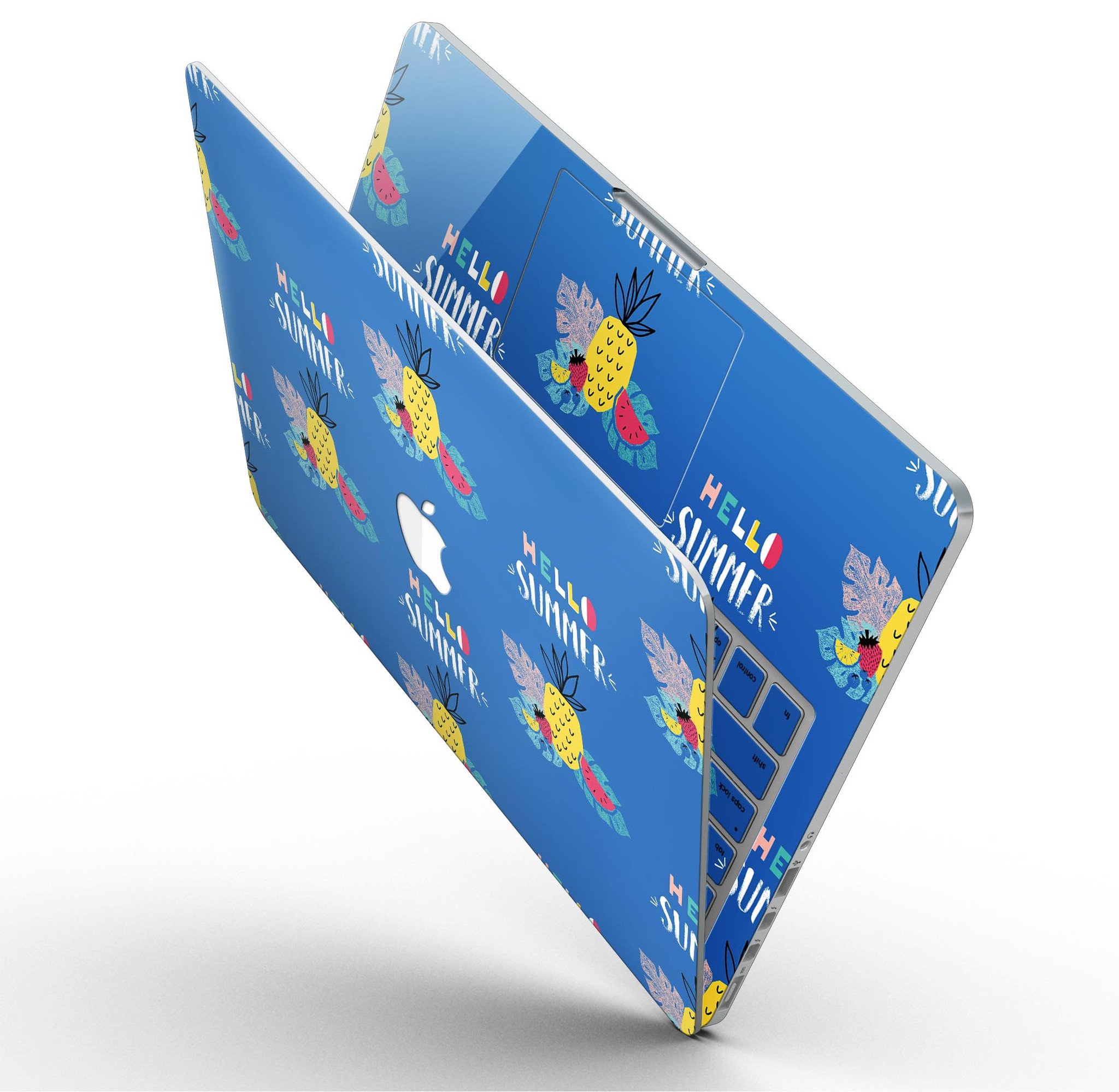 Hello Summer Love v1 skin for MacBook Pro with Retina Display, showcasing vibrant design and premium vinyl material.