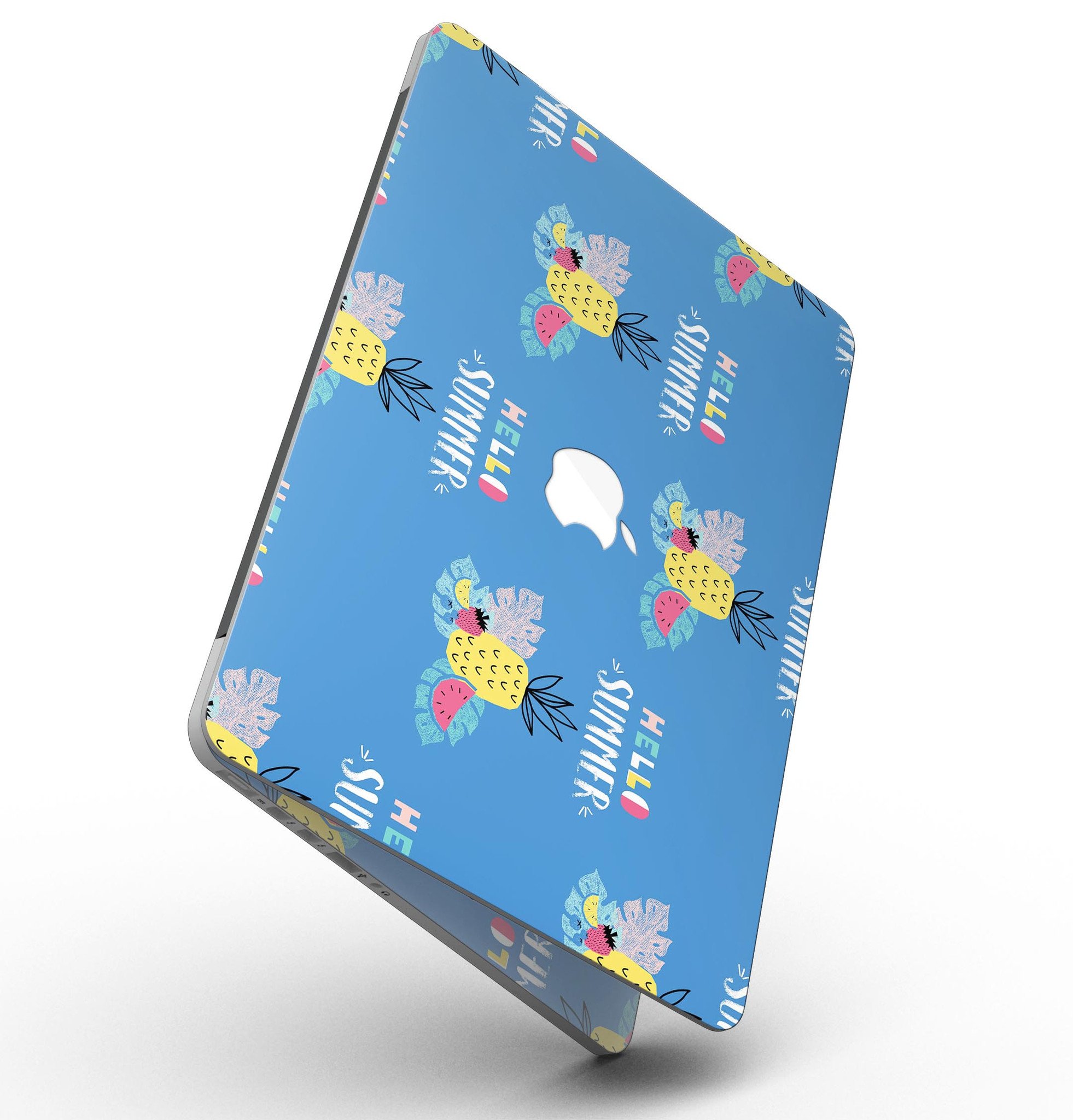 Hello Summer Love v1 skin for MacBook Pro with Retina Display, showcasing vibrant design and premium vinyl material.