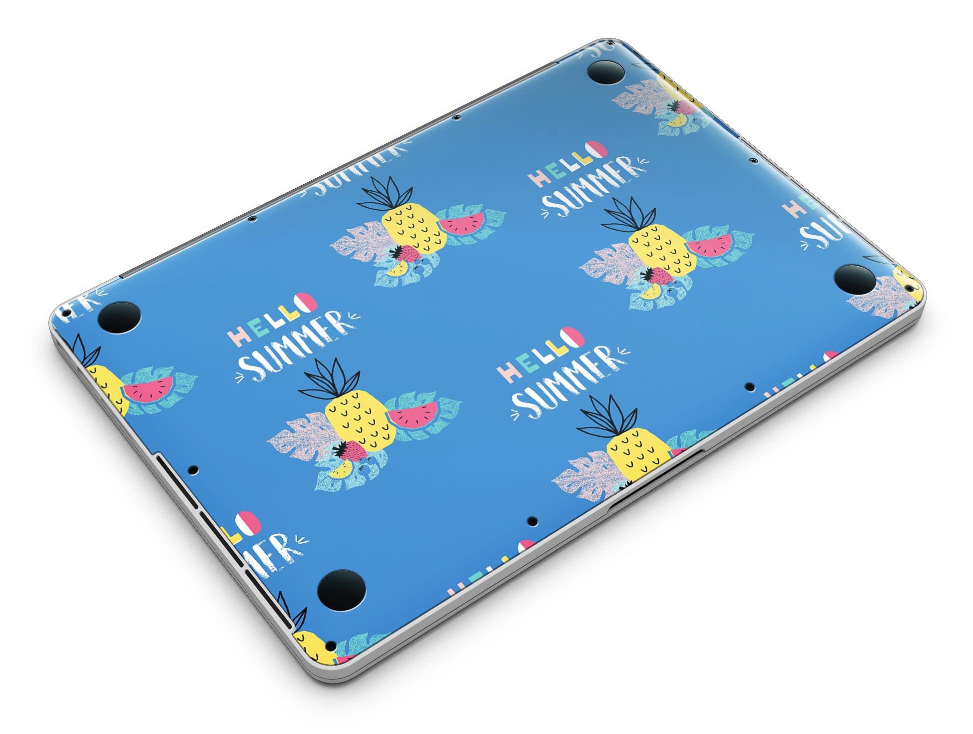 Hello Summer Love v1 skin for MacBook Pro with Retina Display, showcasing vibrant design and premium vinyl material.