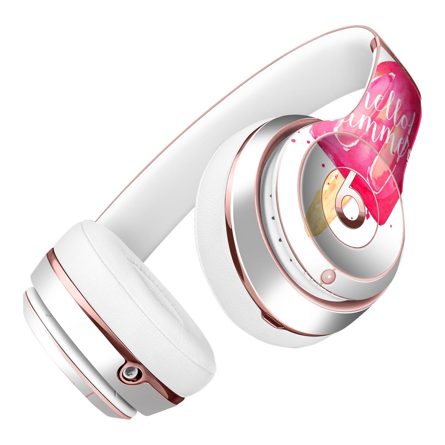 Hello Summer Popcicle Full-Body Skin Kit for Beats by Dre Solo 3, showcasing vibrant colors and a sleek design.