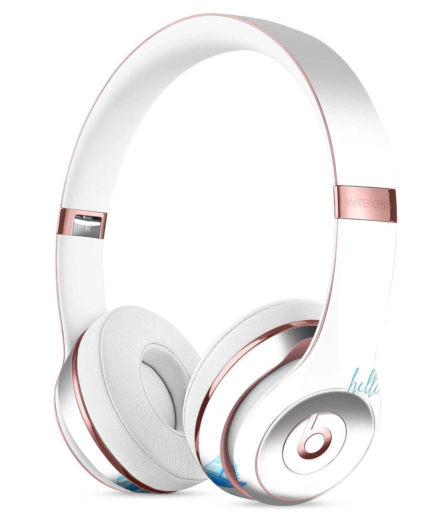 Hello Summer Sailboat Full-Body Skin Kit for Beats by Dre Solo 3, featuring a vibrant summer-themed design.