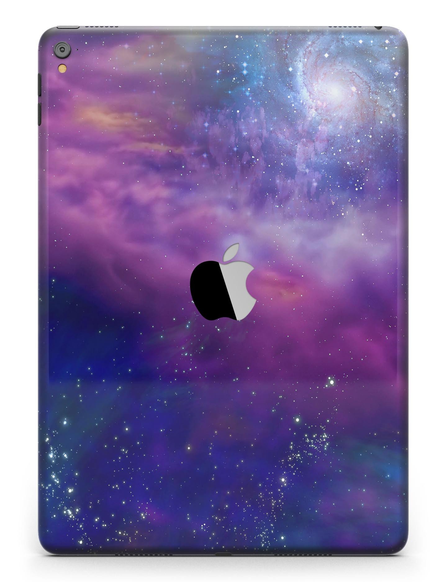 Full body skin for iPad Pro featuring a space adventure design, available in glossy or matte finishes.