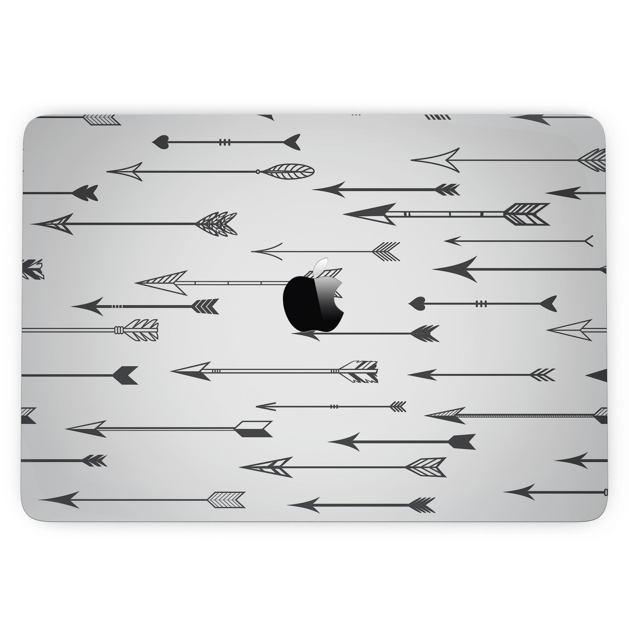 Hipster Arrow Pattern skin for MacBook Pro with Touch Bar, showcasing a stylish design and premium vinyl material.